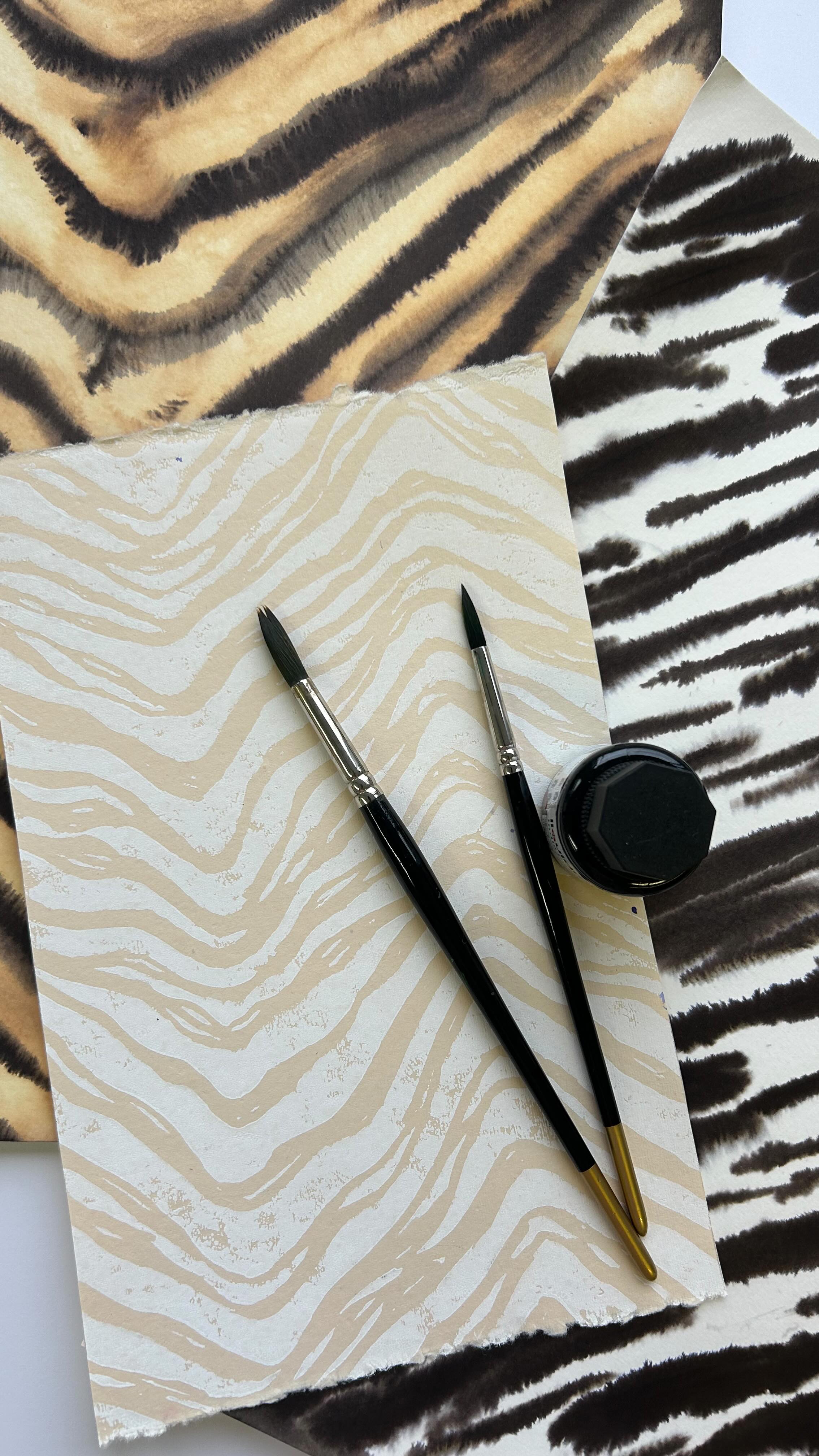 Paint an inky animal with me 🎨
Today I’ve been busy painting up lots of new animals to add to my print shop which is launching next week!
Absolutely love working with ink & bleach when it comes to skins to add extra texture & depth.
What do you think? Let me know in the comments below 👇🏻
#freelanceprintdesigner #surfacepatterndesigner #printdesigner #animalprint #inkyanimal #swimwearprint #womenswearprint #painting