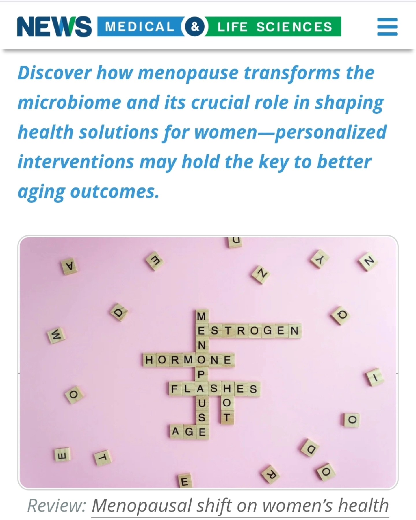 🦠✨ Menopause & Your Microbiome: A New Era in Women's Health
🔬 According to a 2025 npj Women’s Health review, menopause isn’t just about hot flashes—it's a full-body shift, including your oral, gut, and vaginal microbiomes!
https://www.news-medical.net/news/20250115/Hormonal-shifts-in-menopause-redefine-womene28099s-microbiome-and-risks.aspx
As estrogen levels drop, your body’s microbial balance changes—leading to increased risk of:
- Gum disease
- Dry mouth
- Gut issues
- Vaginal dryness & infections
But here’s the twist: your microbiome doesn’t just react—it also metabolizes estrogen, affecting how your body ages!
👩⚕️ @doctabu says:
"Menopause is not a decline—it’s a biological remix.
Understanding the hormone-microbiome connection is the future of thriving through the change."
🌿 Powered by @Fitaminat – supporting women’s gut, vaginal & oral health with science-backed supplements.
#MicrobiomeShift #MenopauseWellness #MidlifeMatters #Fitaminat #atMenopause #HealthyAging #PeriodToPower
#LetsAllTalkMenopause
#StrongWomen #MidlifeMatters #MenopauseWebinar #WomensHealth #Perimenopause #AskTheExperts #StayStrong #MenopauseSupport #PerimenopauseAwareness #HormoneHealth #menopause #PremenopausePrep #HormoneHealth #WomensHealth #MenopauseSupport #menopausedubai #doctabusays
#tabloidthursday