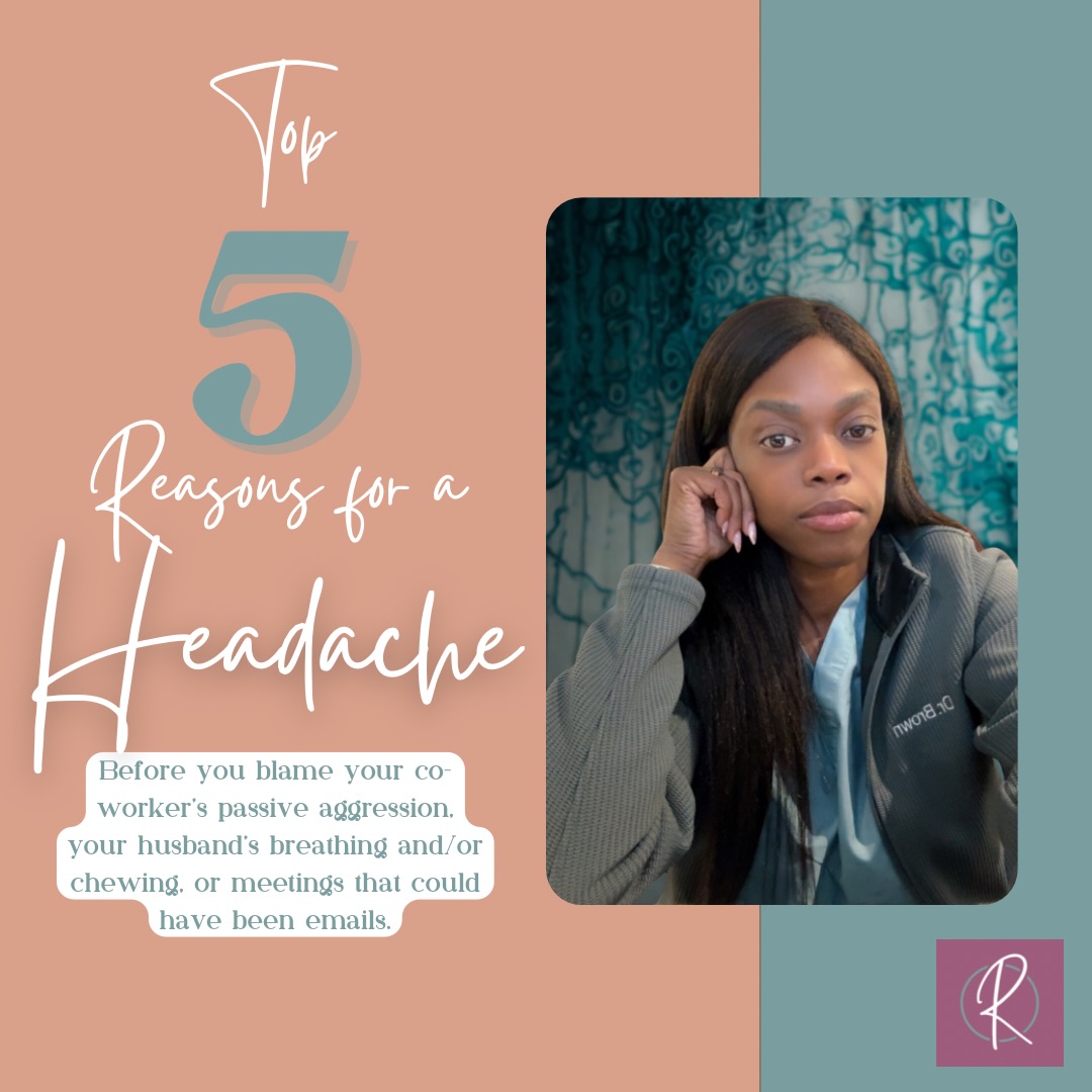 Before you blame your co-worker, your kids, or your calendar…
let’s talk about what your headache is really trying to tell you. 🤕🤯💊
Most headaches are common.
Some are warnings.
Knowing the difference matters.
👉🏽 Save this post
👉🏽 Share it with someone who always “powers through” pain
👉🏽 Follow for evidence-based health tips you can actually use
Stay tuned for a follow-up post later this week that will discuss the most worrisome headache characteristics that warrant immediate attention!
Medical disclaimer: This content is for educational purposes only and is not a substitute for personalized medical advice. If symptoms are severe, sudden, or concerning, seek medical care promptly.
#HeadacheAwareness #Women’sHealth #ListenToYourBody
#HealthEducation #WellnessWithPurpose