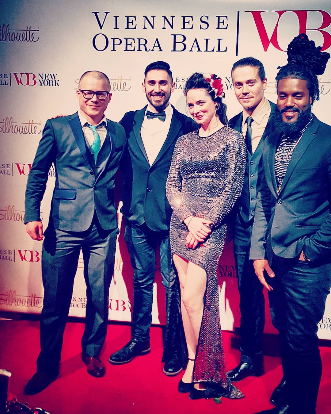 When your band is comprised of some lovely #austrians #vienneseoperaball2018 #nyc #bellatonic @stephankondert @petecrowny
