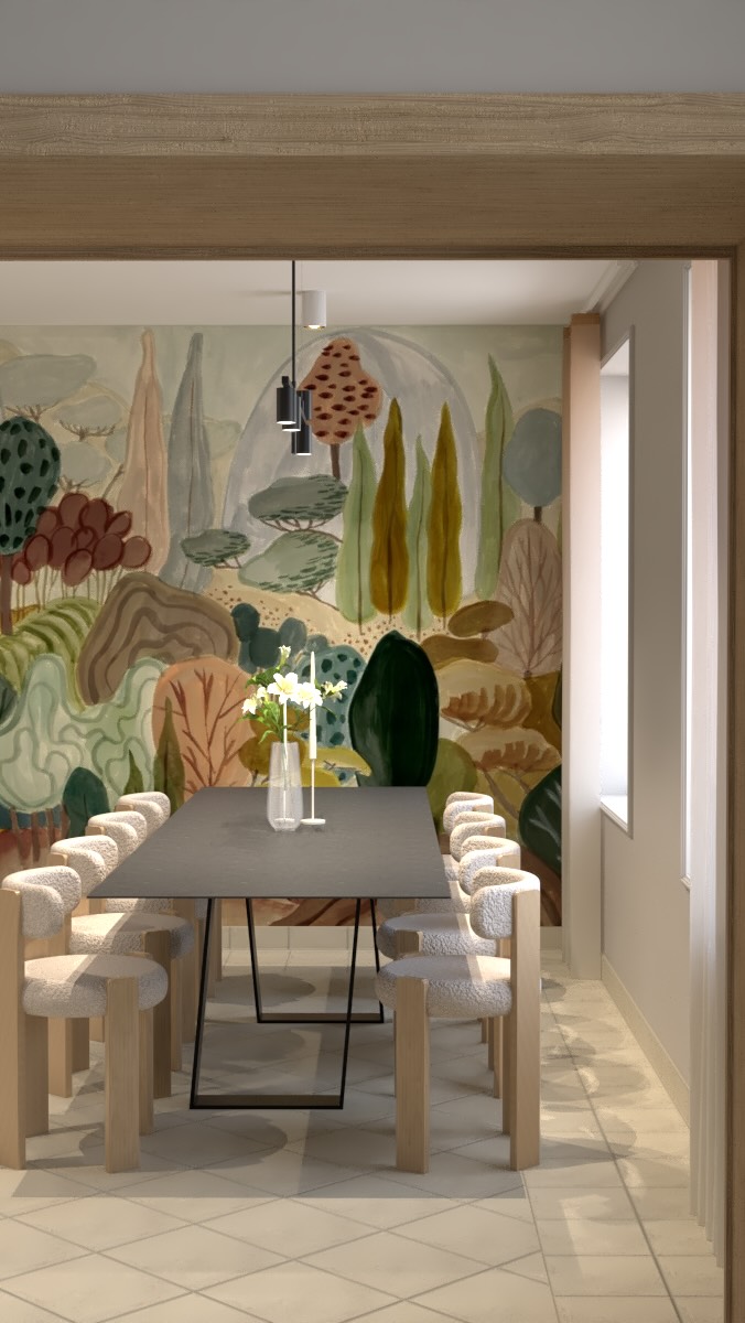 Un projet où la couleur rencontre la musique 🎶✨
Cette salle à manger s’ouvre sur un espace dédié à la créativité, habillé de touches florales et d’une palette vibrante.
Le rendu 3D vidéo permet de ressentir l’atmosphère : chaleureuse, artistique et vivante.
Un lieu pensé pour partager, jouer, créer… et profiter. 🌸🎨
#architectedinterieur #interiordesign #decointerieur
#amenagementinterieur #render3d #interieurcolore #normandie #orne