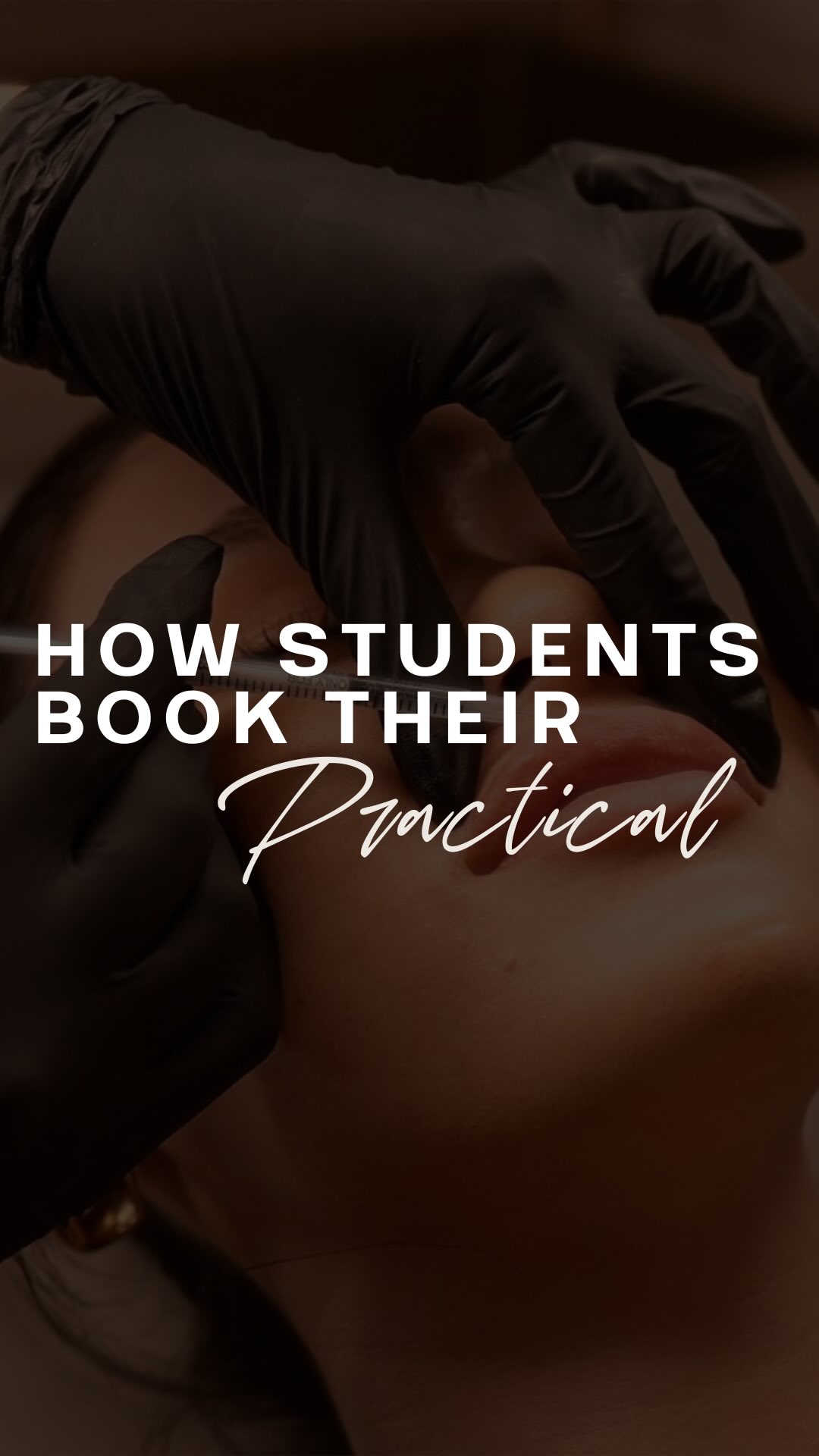 Come with me as I add the booking system
He wanted her students to book their practical day before coming on the course, here’s how we do it:
Step 1: Students hit book practical
Step 2: Your calendar shows your availability
Step 3: Students book and start their theory
This simple step has saved countless hours of going back and fourth, making aesthetic training seamless!
#ukaesthetictraining
