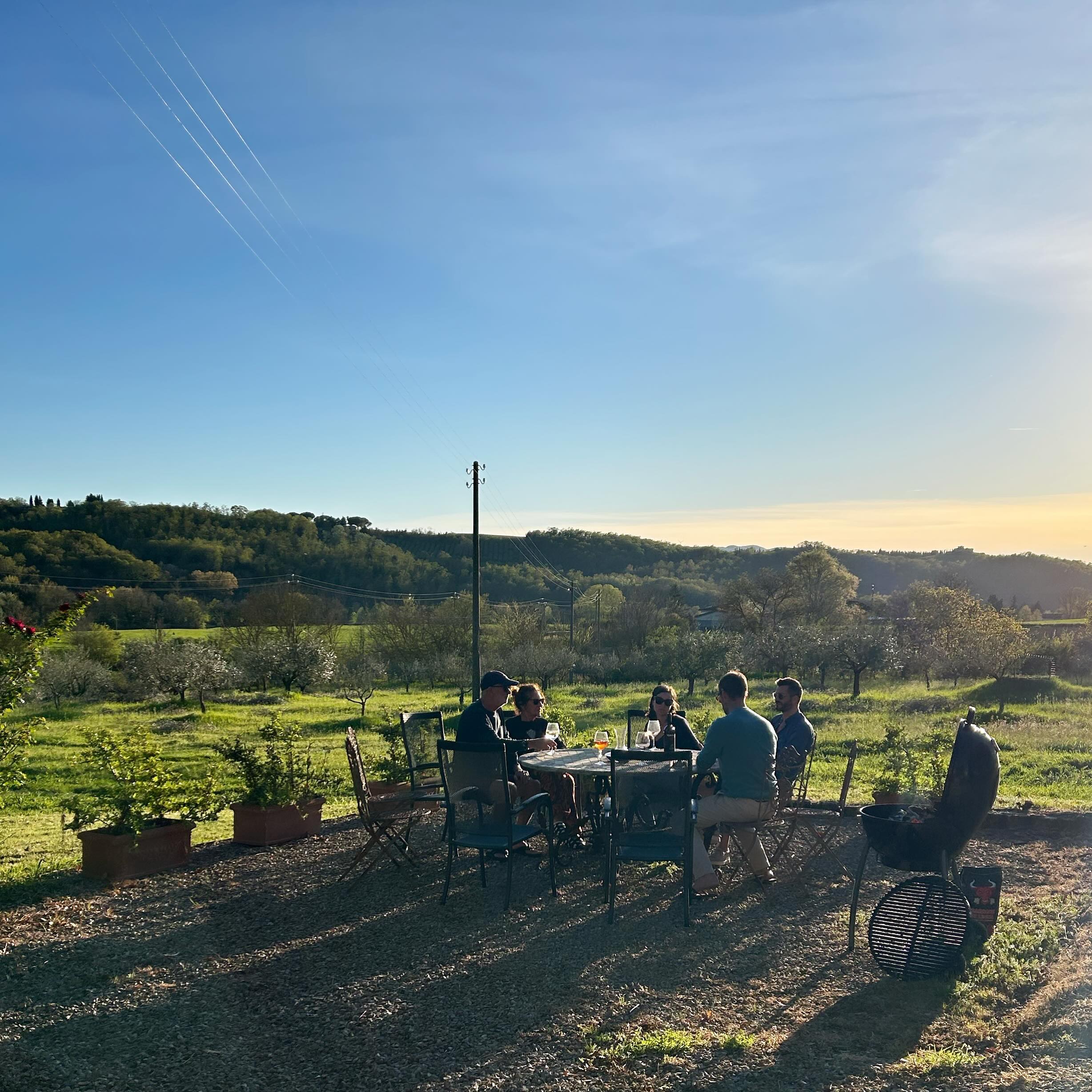 Summer dreaming. BBQ with a view.