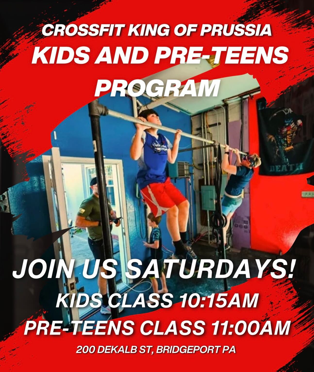 Join us Saturday mornings for CrossFit Kids and CrossFit Pre-Teens classes!
🏋️CrossFit Kids 10:15am (ages 5-11)
⭐️CrossFit Pre-Teens 11:00am (ages 11-15)
DM to get started!