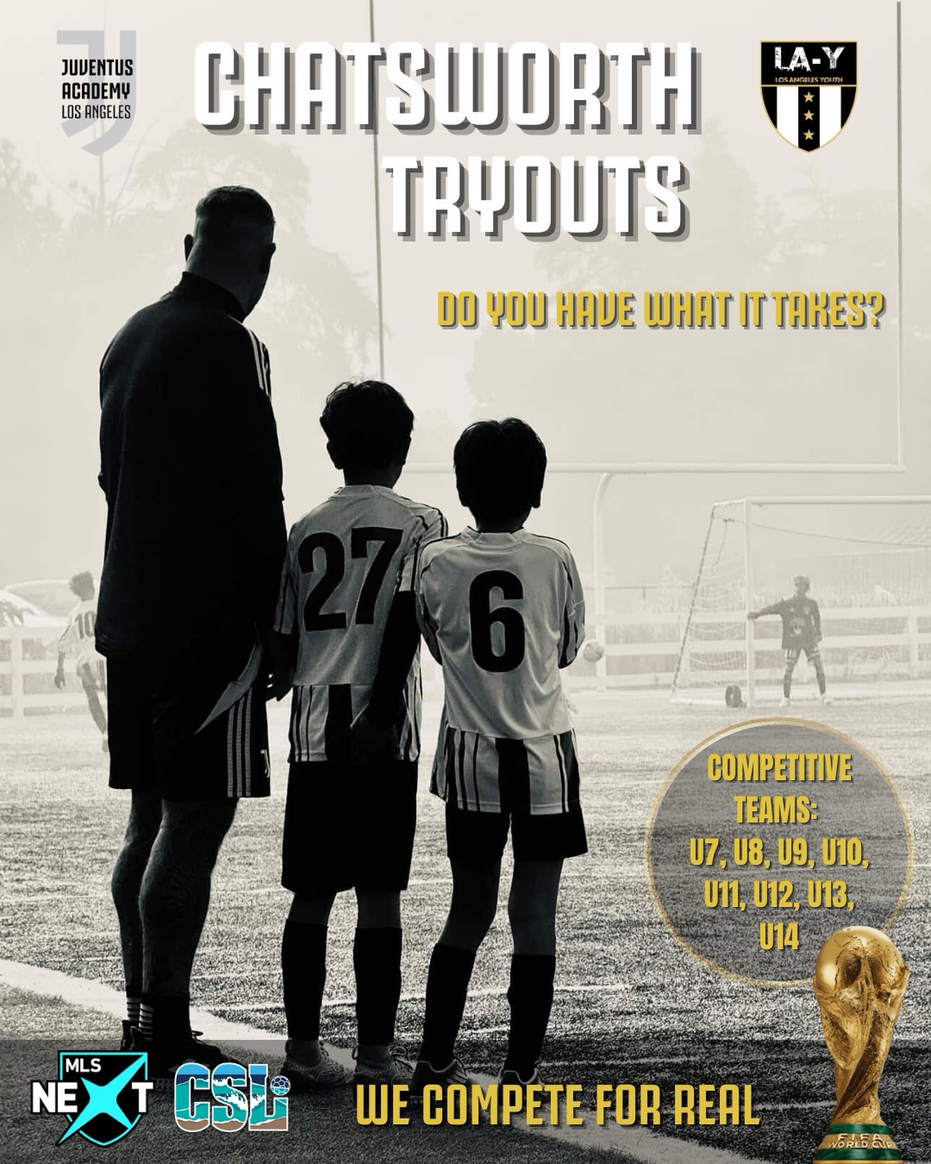 📣 CALLING ALL YOUTH SOCCER PLAYERS IN Chatsworth and the SFV! If your child is looking for a real soccer program ran by ex professional footballers you’ve come to the right place.
We focus on real development, high standards, and competitive environments that push players to grow. This is for families looking for more than just a place to play.
U7–U14 competitive teams
MLS NEXT and CSL pathways
We compete for real
Spots are limited.
Register now via the link in our bio.