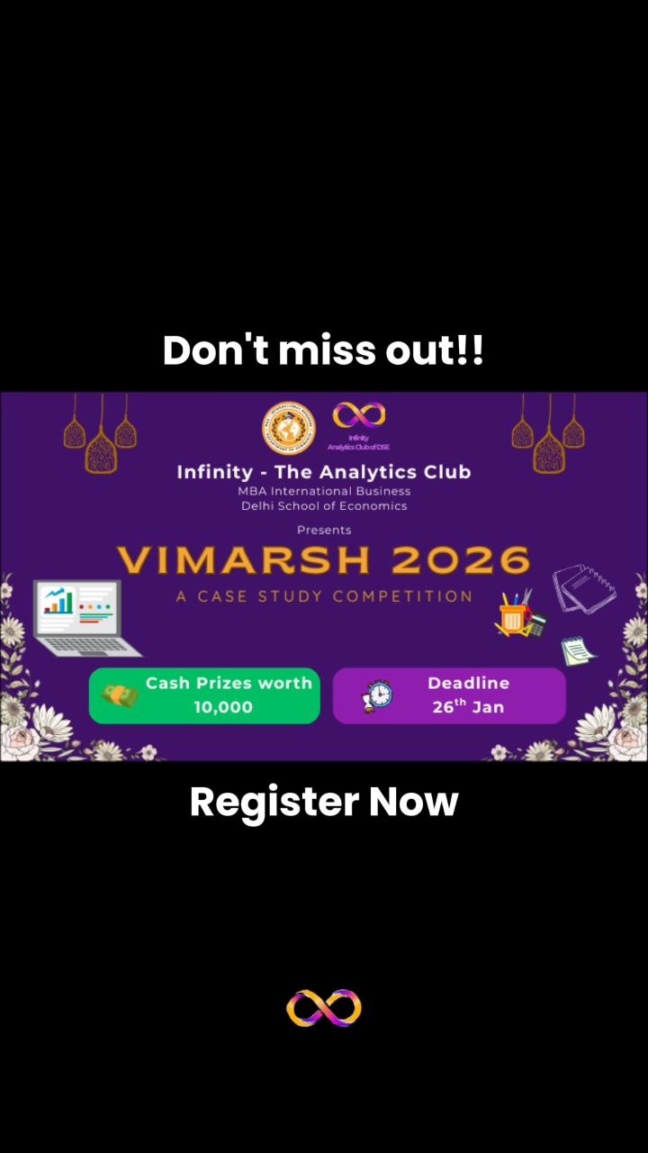 Think you have the brain for business decisions?
VIMARSH is here to challenge your strategy, analytics & problem-solving skills.
Step into the world of real business cases.
Compete with the best minds.
Prove your thinking.
Register now on Unstop #case #unstop #data #analytics #mba
