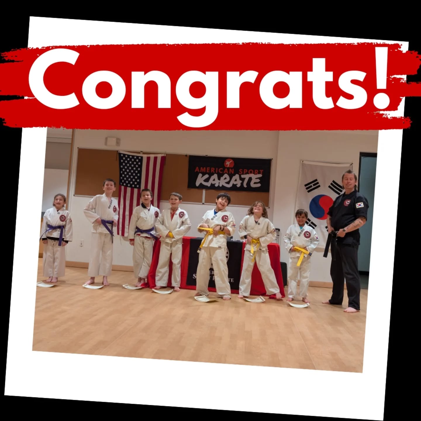 Good job to everyone who moved up to their next belt! One rank higher, one rank tougher! See you in the next class! 👊👊👊