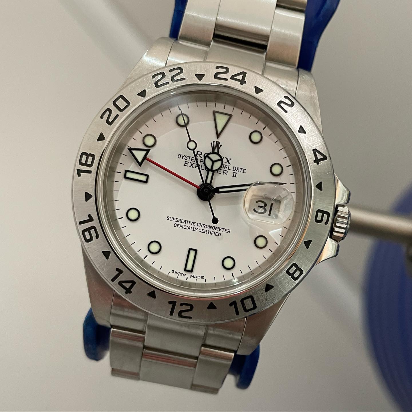 Rolex Explorer needed to brave this weather