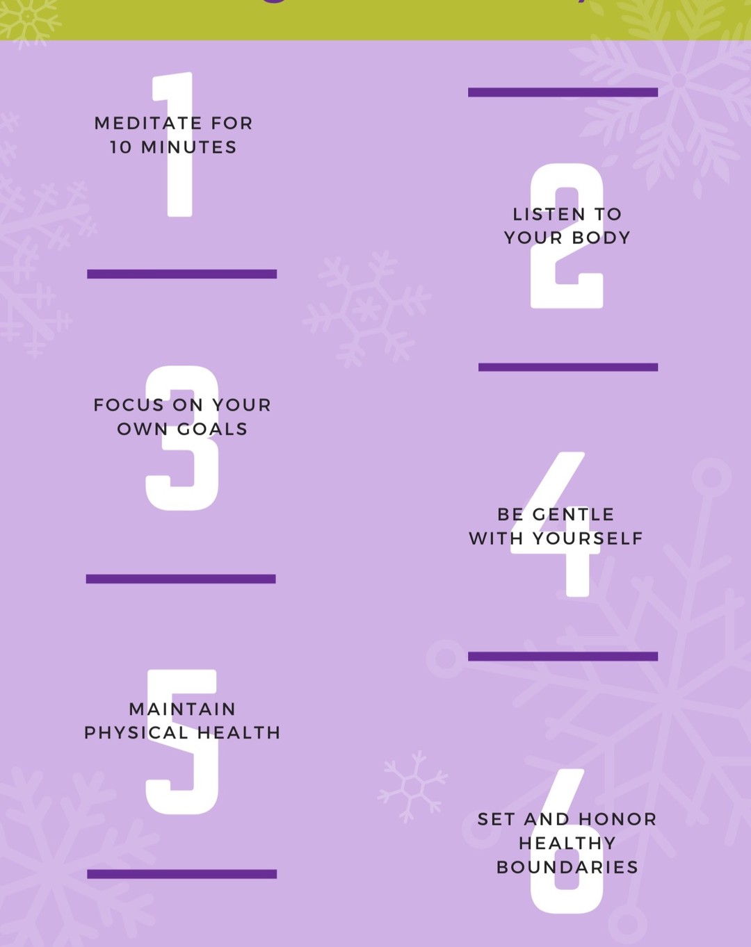 6 Tips for Practicing Radical Self Care During the Holidays - Especially during these next couple weeks of holiday indulgence consider these 6 tips…