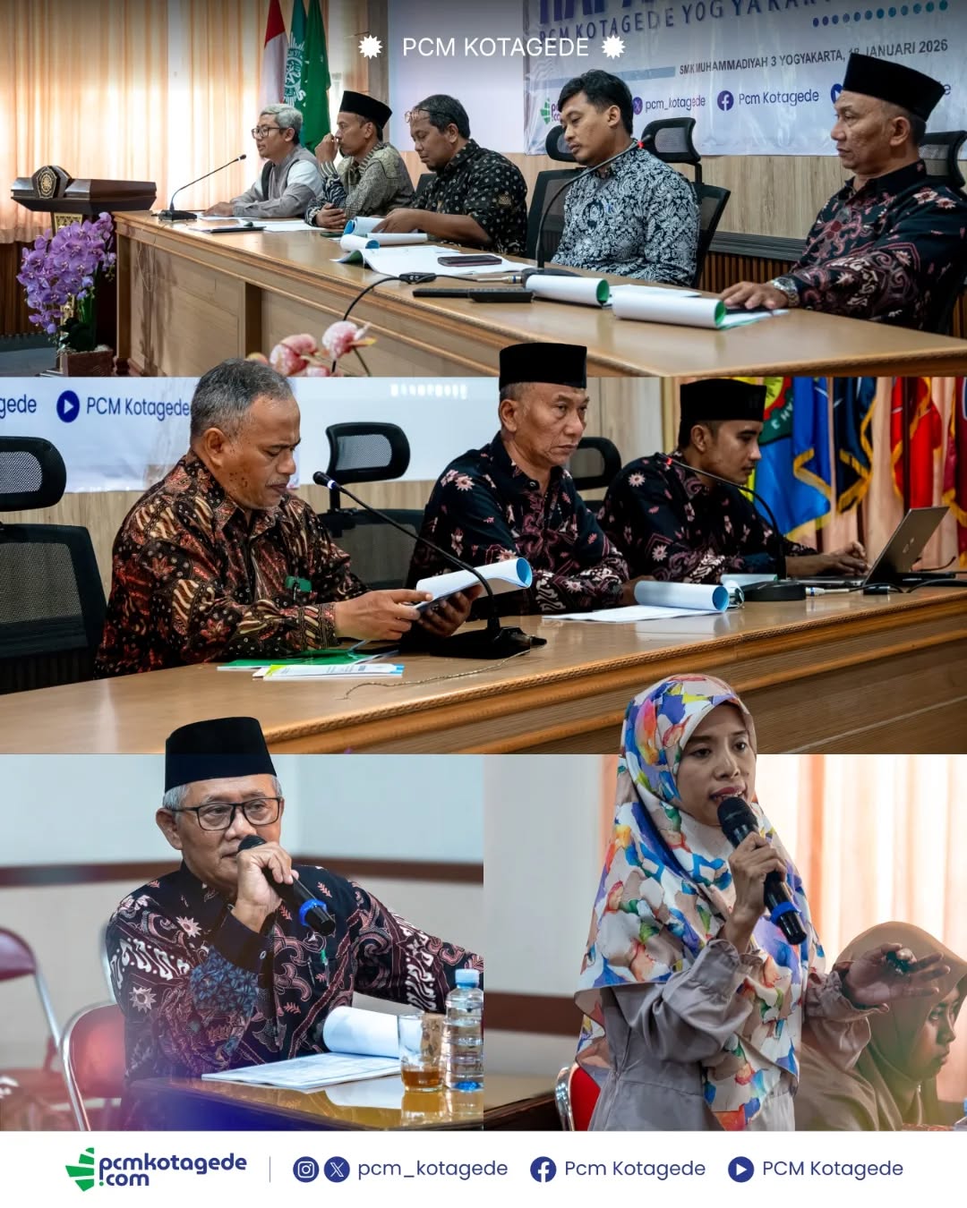 Pimpinan Cabang Muhammadiyah (PCM) Kotagede telah menyelenggarakan Rapat Kerja Tahun 2026 di Aula SMK Muhammadiyah 3 Yogyakarta, Ahad (18/1).
Kegiatan diikuti unsur Pimpinan Harian, majelis dan lembaga, pimpinan organisasi otonom (Ortom) tingkat cabang, serta pimpinan Amal Usaha Muhammadiyah (AUM) Kotagede.
selengkapnya di pcmkotagede.com
_____
website : pcmkotagede.com
Facebook : Pcm Kotagede
Instagram : pcm_kotagede
X : Pcm kotagede
Youtube : PCM Kotagede
© Majelis Pustaka dan Informasi PCM Kotagede
#muhammadiyah #pcmkotagede #rakerpim #kotagede #pcmkg2026