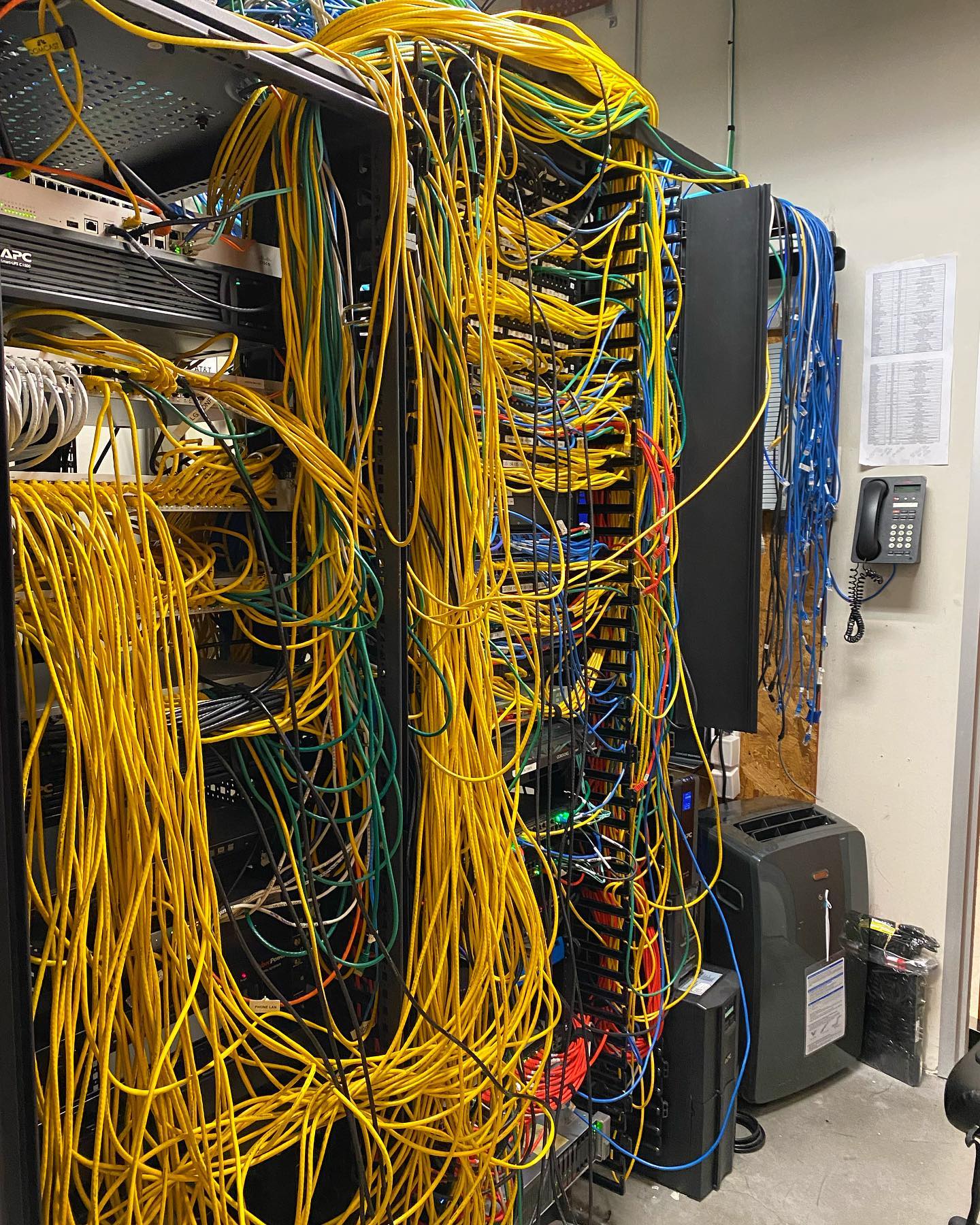 There is one bad wire somewhere in here…..
