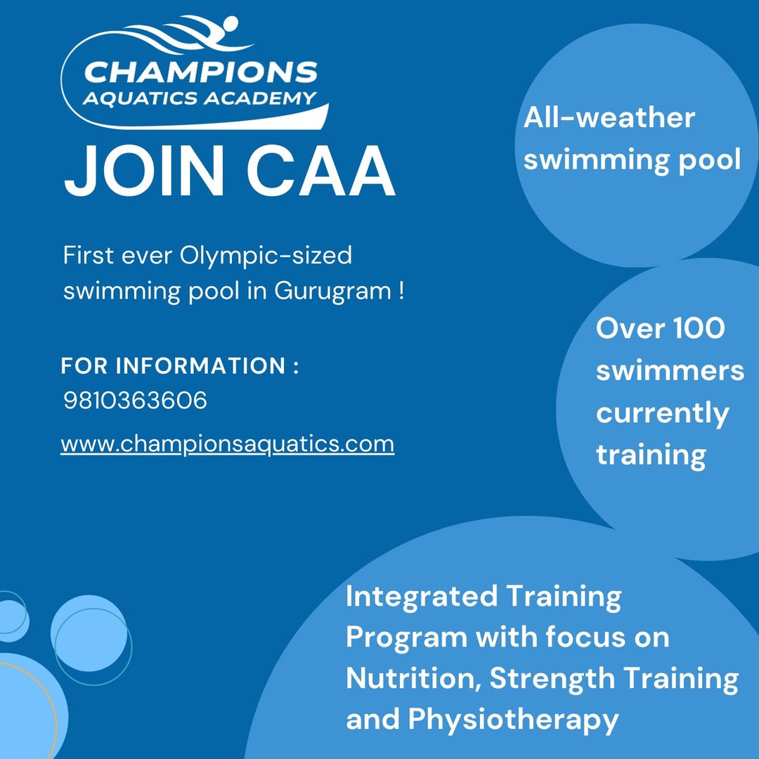 Train with the best!!
#swimming #swim #swimclub #getfit #sports #fitness #training #championsaquaticsacademy #haryanaswimmingassociation #gurgaon #gurgaonfitness #coach #triathlon #triathlete #gurgaonmom #recreation #gurgaonblogger #gurgaontimes