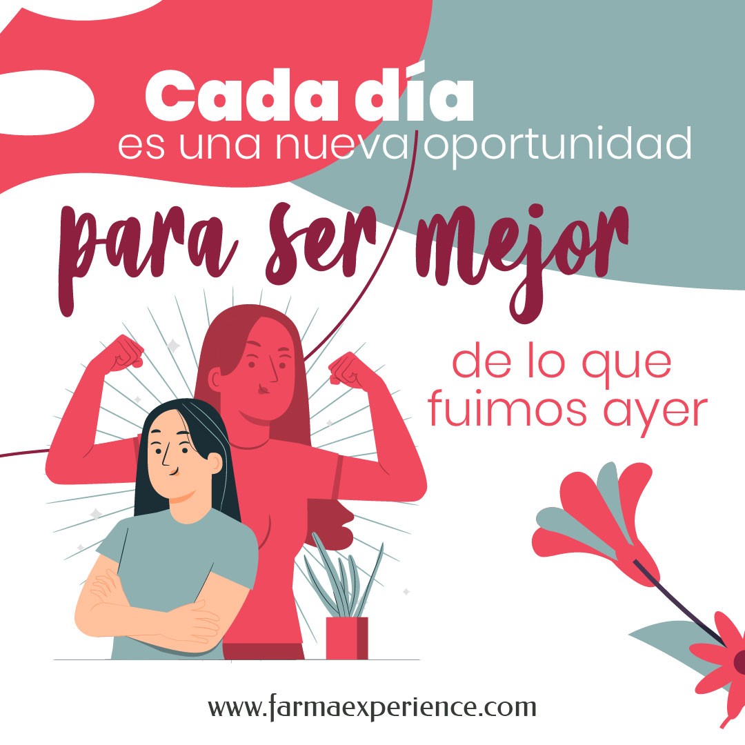 Crea cada día tu mejor versión. #Farmaexperience #Cuidadeti #salud #Parafarmacia #Madrid #TerceraEdad #calidaddevida #alimentacionSana #HábitosSaludables #cuidatupielsiempre