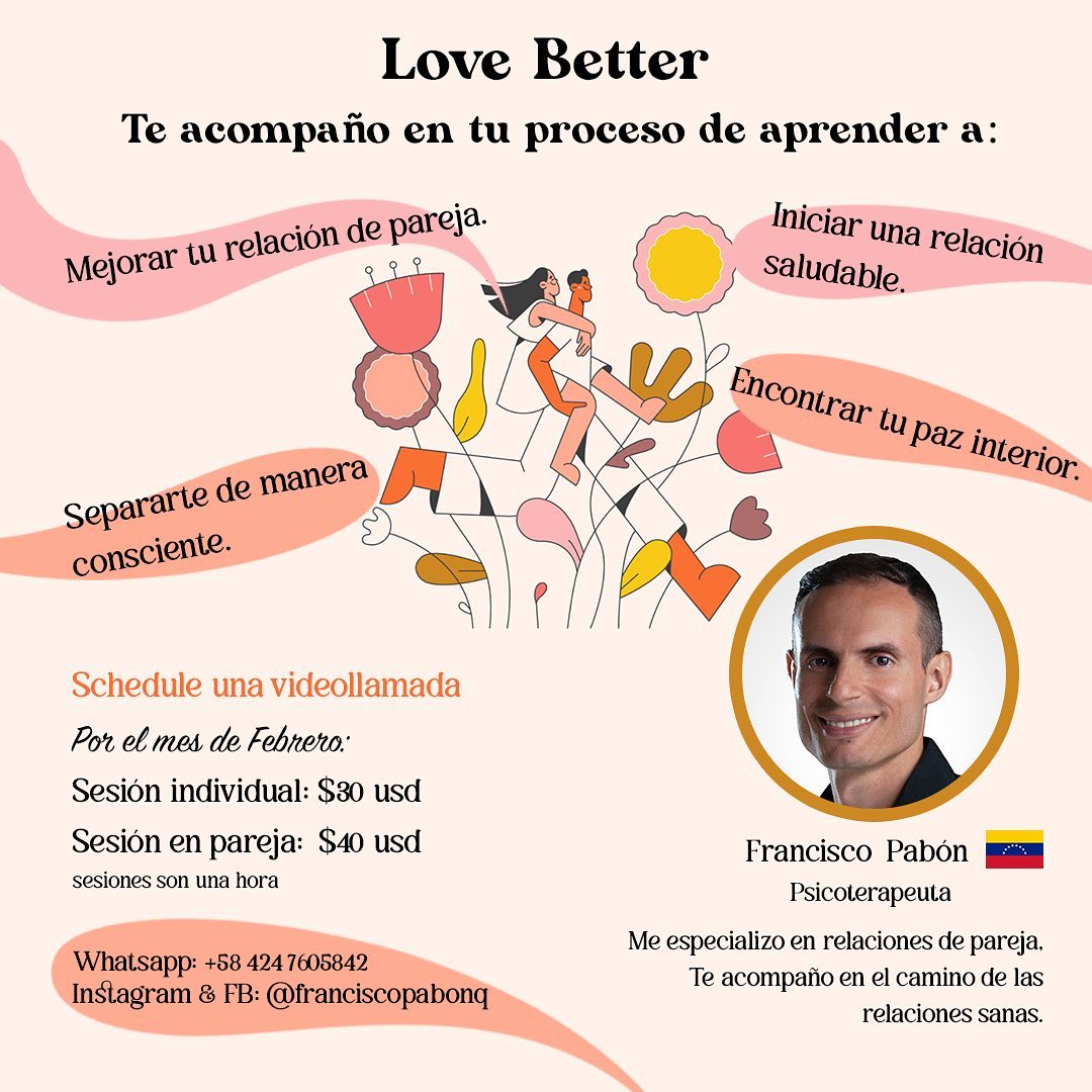Diseñamos esta imagen para un buen amigo y psicoterapeuta @franciscopabonq 🌱 sus sesiones son en español y por video desde 🇻🇪❤️ lo dejo por aquí si alguien lo necesita ❤️
#growthmindset #therapysessions #enespañol