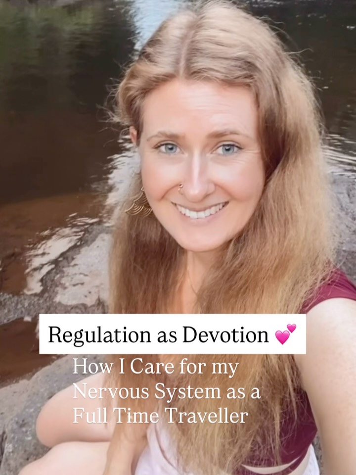 For a long time, my life has involved a lot of change — new spaces, new rhythms, new beginnings.
But what really shaped me wasn’t the movement itself.
It was what my nervous system learned early on:
That safety couldn’t be assumed.
That it had to be created.
I don’t carry this as an identity or a story I relive.
But my body remembers — and I listen.
Over time, I stopped trying to “push through” transitions, emotions, or intensity.
Instead, I began orienting my life around one simple devotion:
Can my body feel safe enough to be here?
This is what regulation looks like for me now — not just as a traveller, but as a human with a sensitive nervous system:
☪️ Before I commit to anything, I check for alignment — values, tone, unspoken weight
☪️ When I enter something new, I expect nothing of myself except grounding and safety
☪️ I create one familiar anchor — a space, a rhythm, something my body recognises
☪️ I choose nourishment that soothes rather than stresses my system
☪️ I reduce external clutter so my internal world can settle
☪️ I return, again and again, to practices that reconnect me to meaning and presence
What once felt like a mean robotic dictation now feels relational, warm and loving.
This isn’t a routine anymore.
✨ It’s a way of living that says: my body is not a problem to override. ✨
And here’s the part I see so often with other empaths:
🪷There is so much wisdom.
🪷So much awareness.
🪷So much empowered truth.
But it often stays in the realm of knowledge — analysis — service to others.
Without embodiment, insight doesn’t become lived freedom.
It becomes another place the nervous system works hard to hold.
We don’t need to analyse these cycles anymore — even the subtle ones.
Comment align and let’s create a regulation-as-devotion rhythm that your body can finally trust.
#empathlife #infjempath #somaticcoach #spiritualgrowthjourney #regulationasdevotion