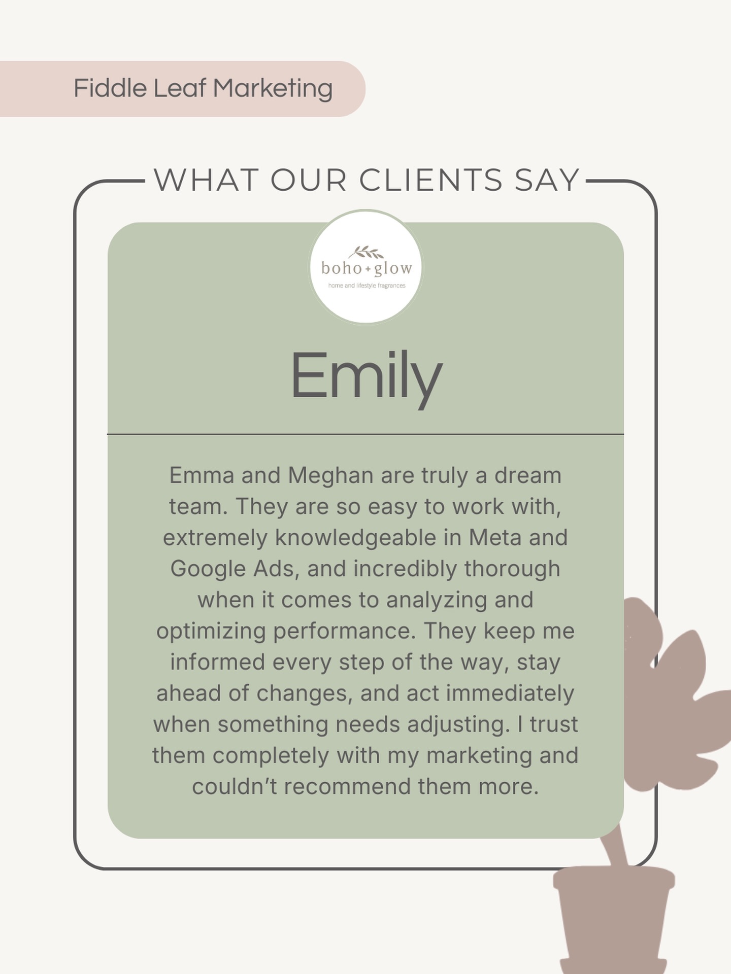 Trust matters when it comes to paid media.
From staying ahead of platform changes to optimizing in real time, we believe great performance comes from being both strategic and responsive. We’re proud to be a true extension of our clients’ teams. 🫶🏼