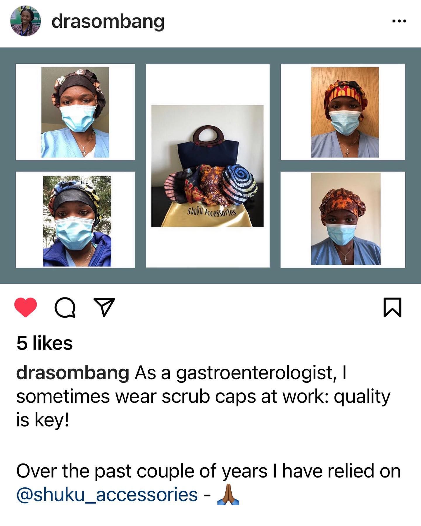 Thank you @drasombang for your shoutout !!!
#scrubcaps #doctorsofinstagram #surgeons