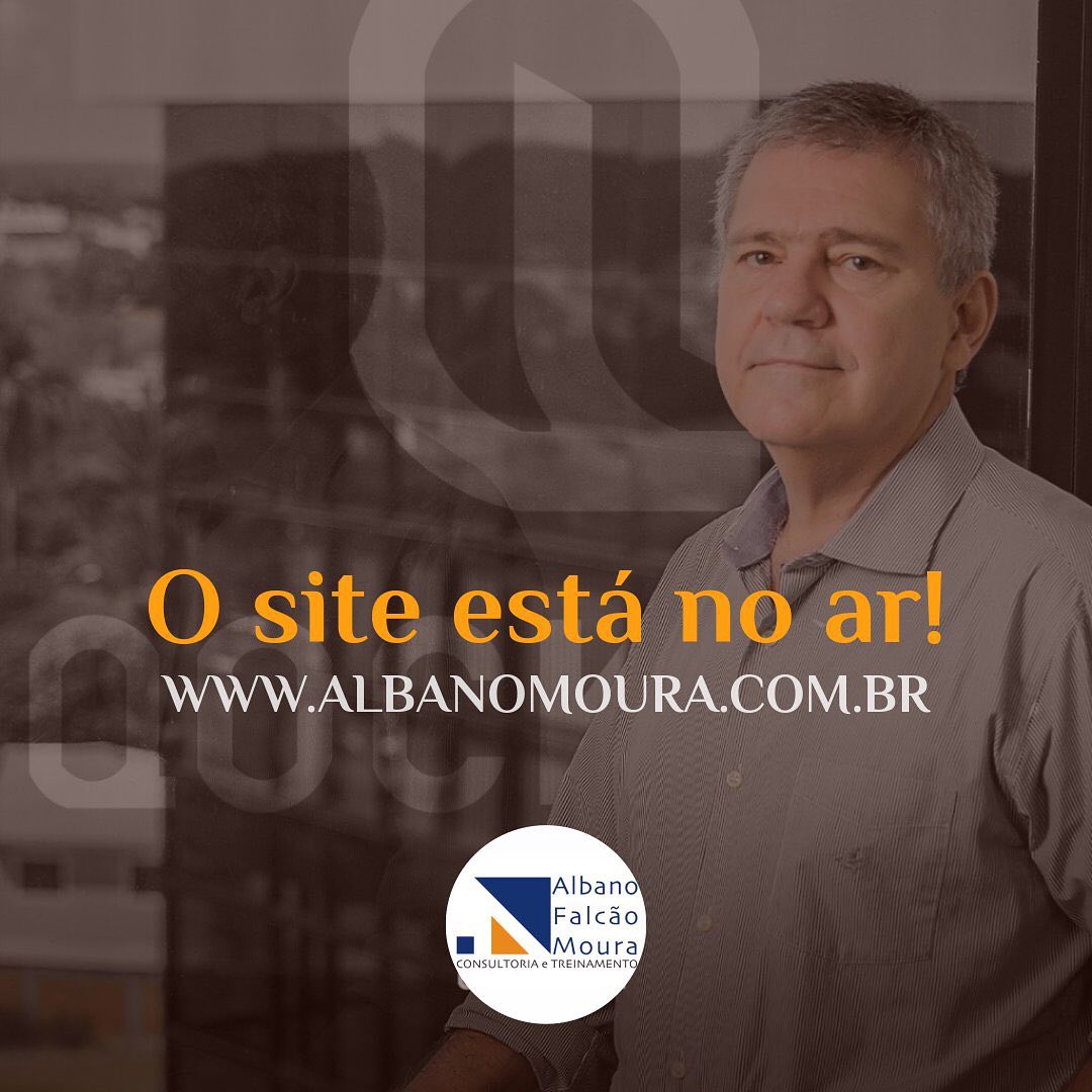 Nosso novo site está no ar!
www.albanomoura.com.br
Nele você encontra informações sobre nossos serviços, a ferramenta QOCKPIT desenvolvida para auxiliar na consultoria e implementação dos nossos sistemas de gestão.
Entre em contato pelos nossos canais para dúvidas e mais informações.