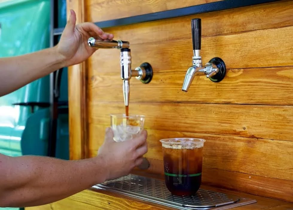Another sneak peak of the feature tap wall we built 😍☕
Come back tomorrow to see the full complete piece!
#knotsandgrains #coffee #tapwall #reclaimedwood #brew #freshbrew #markets #smallbusiness