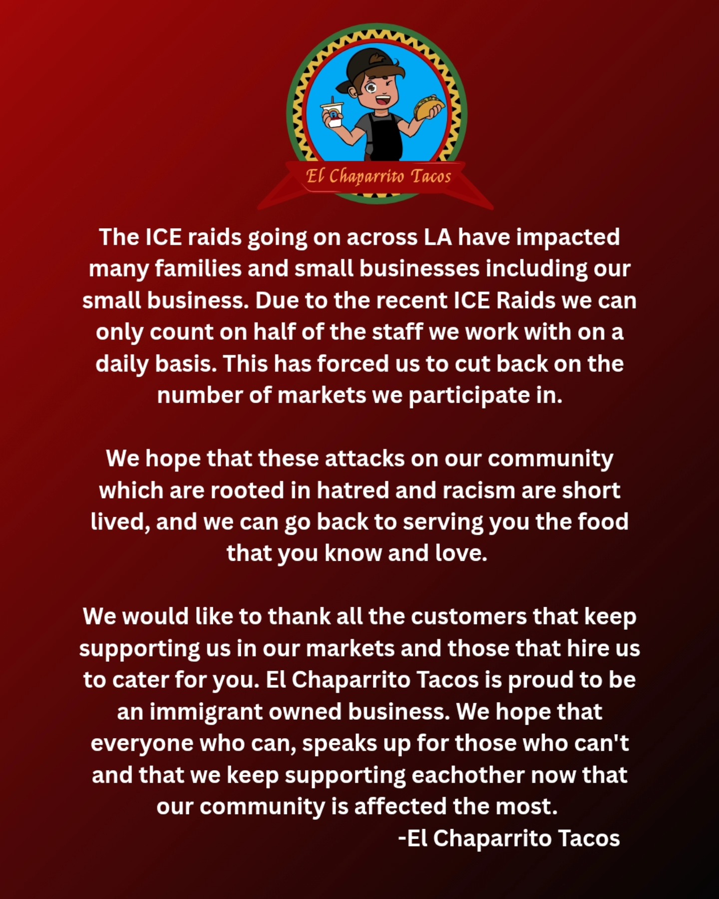 We hope to see you all in our full capacity soon. We will be posting our schedule weekly.