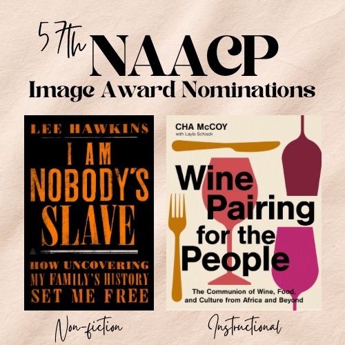 HUGE congratulations to our authors on their nominations for this year’s NAACP Image Awards!! 😍