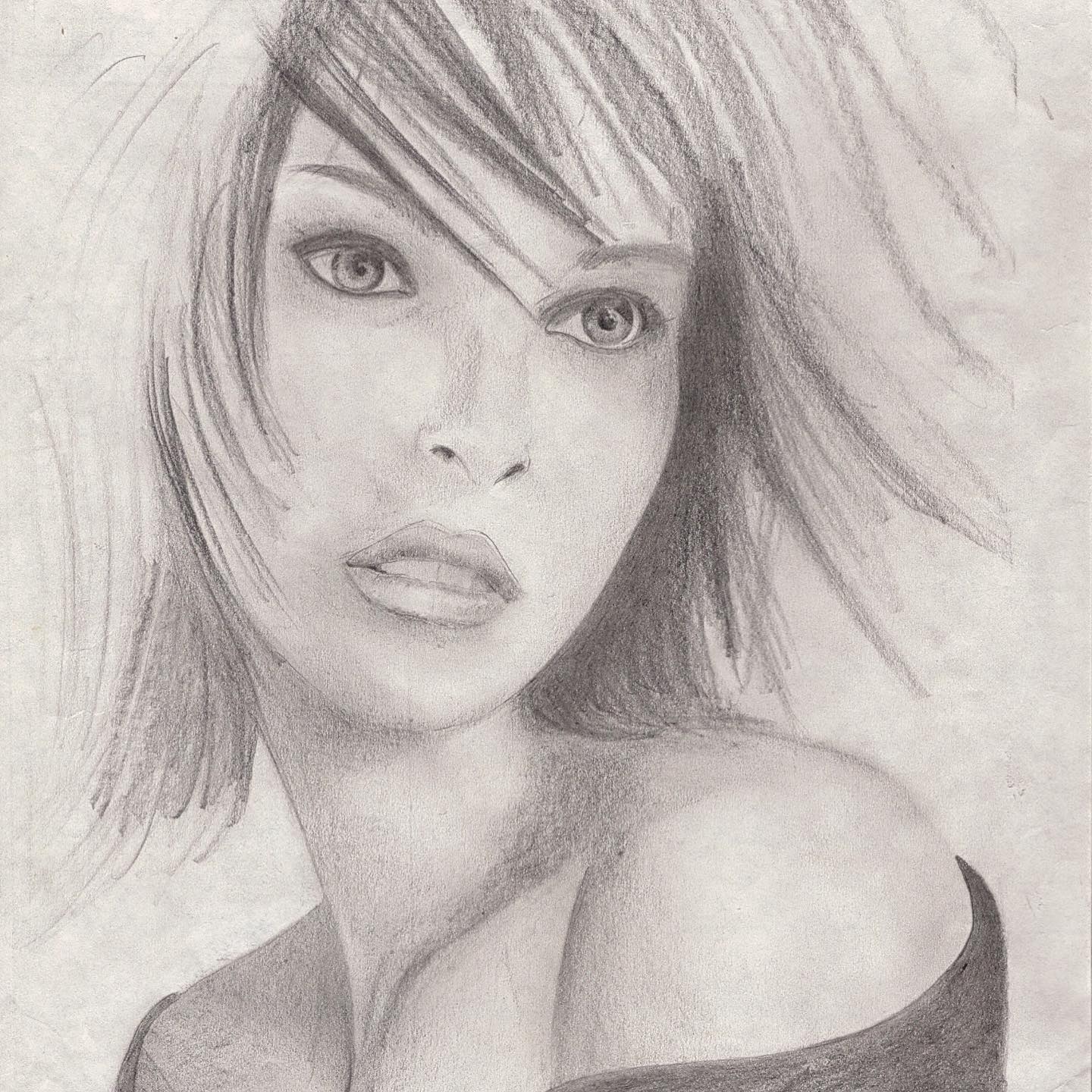 Venus revisited. Pencil sketch by Leonardo Carucci