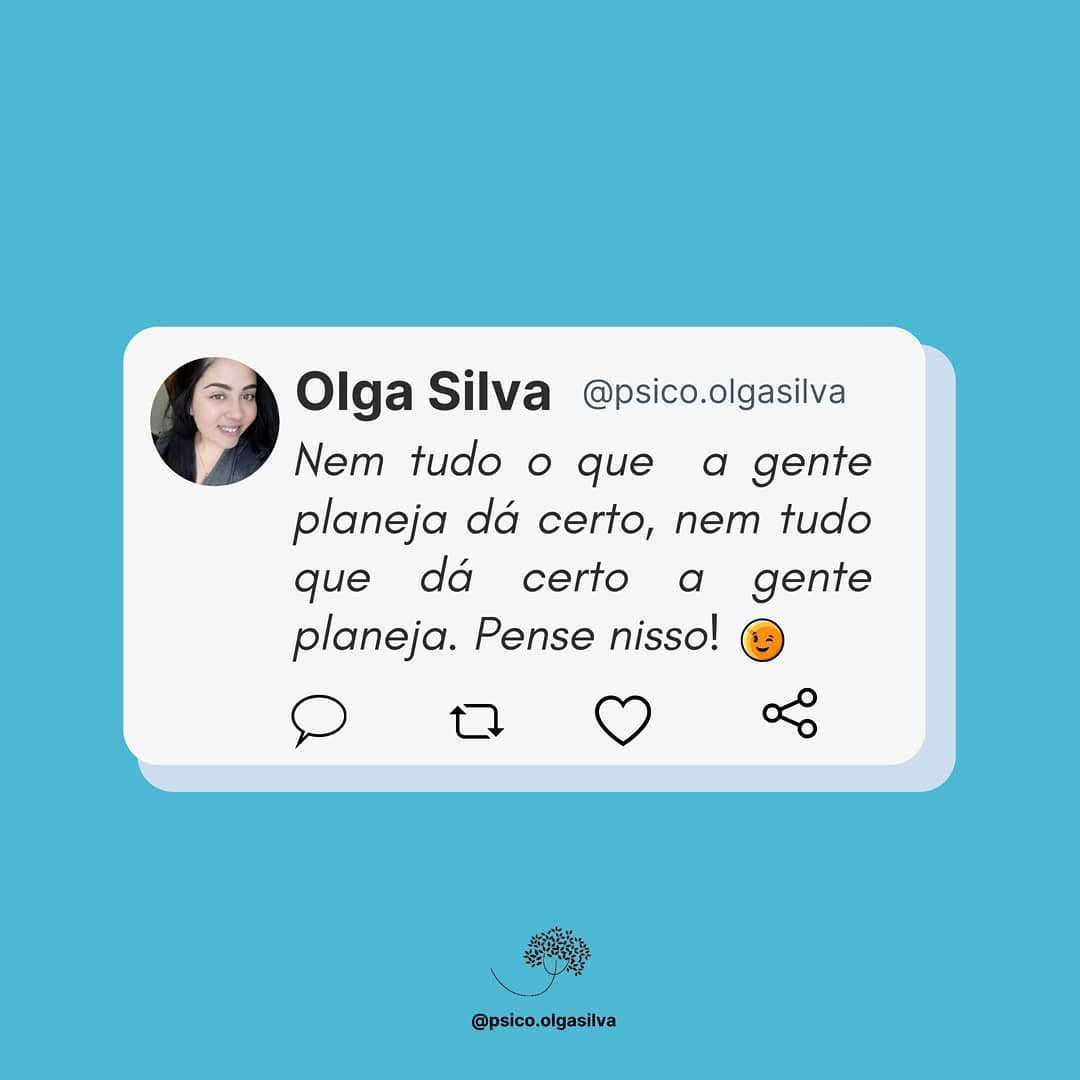 Não temos o controle de tudo e está tudo bem!
Saber "abrir mão do controle" não é fácil, na verdade, é uma tarefa bastante desafiadora. No entanto, por mais que a ideia de que podemos controlar as coisas e pessoas a nossa volta possa trazer a sensação de segurança e tranquilidade, ela é ilusória.
Quanto mais rígidos nos tornamos menos espaço damos para as outras pessoas, mais sobrecarregados nos sentimos e menos abertos estaremos para reconhecer ou estabelecer novas ferramentas para lidar com o que "deu errado".
Por isso, é necessário trabalhar nossas habilidades de flexibilidade e tolerância a frustração, pois a vida sempre arruma uma forma de nos provar que não temos tudo sob controle.
O autoconhecimento é uma das formas mais saudáveis para lidar com os altos e baixos da vida!
👉🏻 Se esse texto fez sentido para você, compartilha ele com mais pessoas! 😊