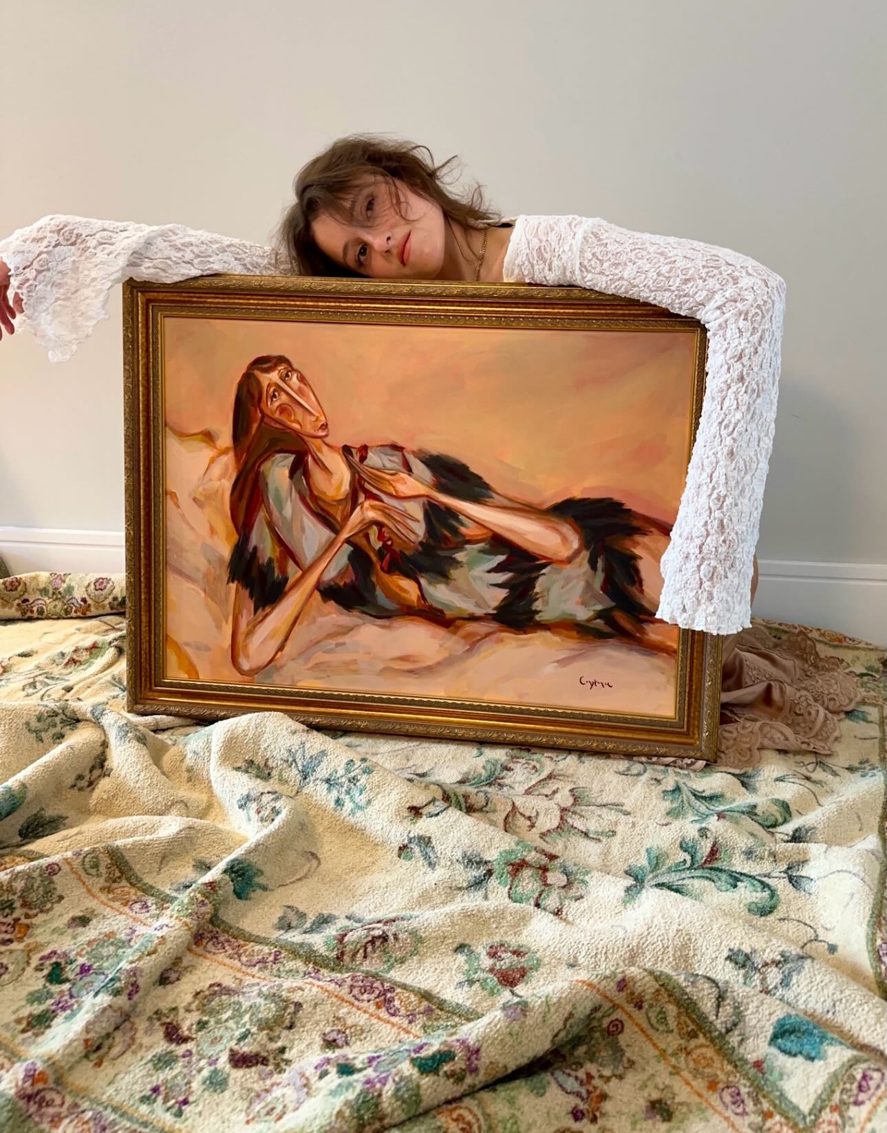 I am so excited to tell you about my next show this March in Notting Hill.
‘HOLDFAST To The Unordinary’
A voyage through the unordinary world of Constance Anne figures.
I will be collaborating with 3 extraordinary creatives in the interiors, fashion and art world and have been creating a special series of paintings for the exhibition.
📍🗓️ The show will run for 2 weeks starting on the 18th March and will be at HOLDFAST London in Notting Hill Chepstow Place. Free and open to all.
HOLDFAST is a wonderful new gallery, studio and shop that is the headquarters of incredible creatives that are embarking on their latest venture.
This is ‘Sadie’, the first painting
50 x 70 cm
I will be sharing the paintings that will be at the show here over the next couple of months.
I hope the figures that I paint celebrate the weird but joyous quirks in us all. I’m so excited for you to see them.
Constance x
You can find out more about the show and the paintings available on my website linked in bio.
Information on how to enquire about paintings is also on the website, but feel free to send me any questions.
@holdfast.london
@peacockandfamilylondon
More info on the show will be coming out soon.
.
.
#artist #artforyourhome #portraitart #artforinteriors #interiorstyle #painting