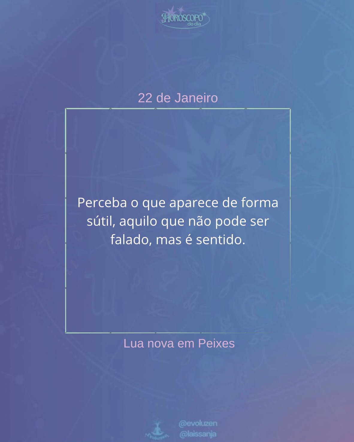 22 de janeiro 🌟💫