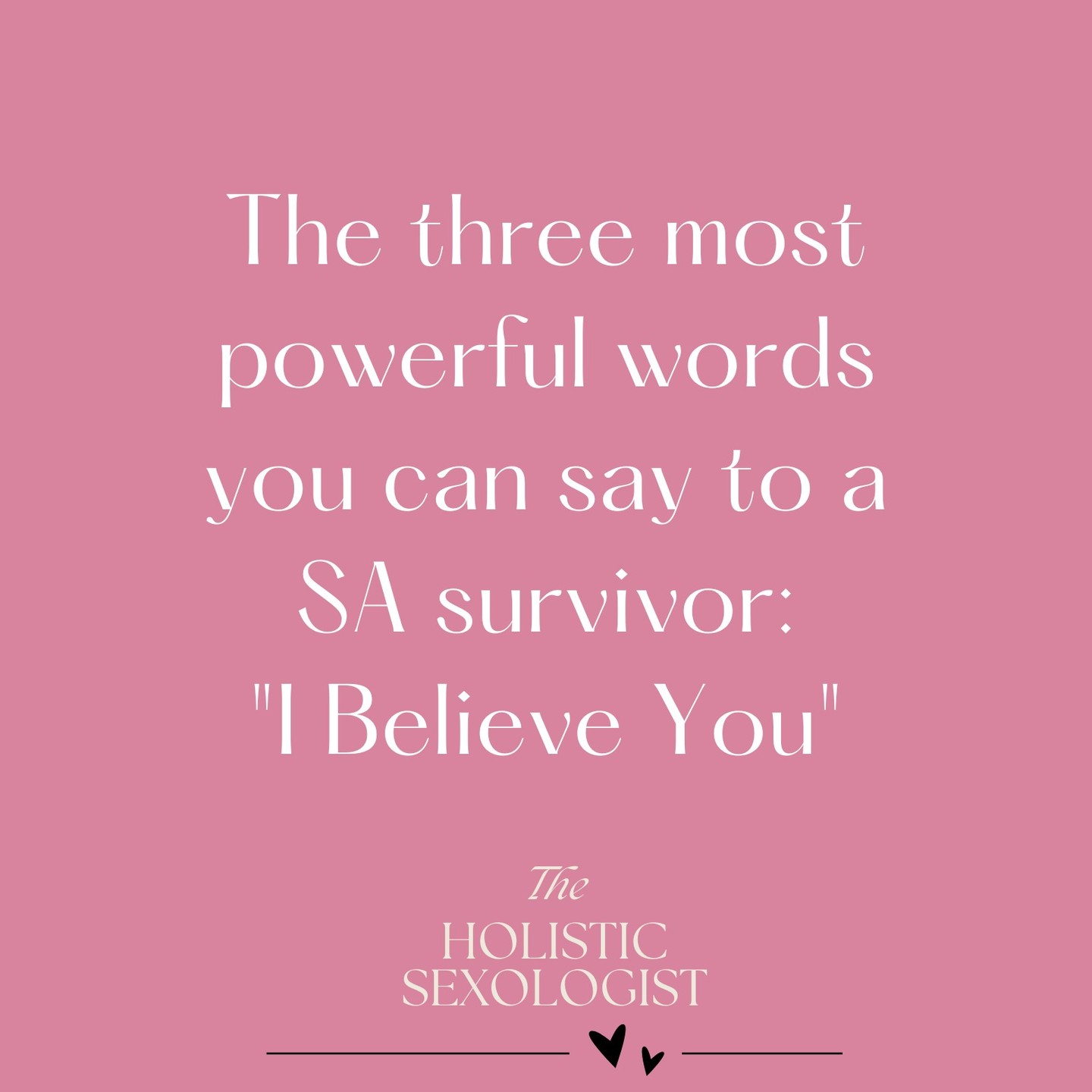 It can be challenging to know what to say if someone has confided in you that they have been §exually harmed.
Know that simply offering them a space to be believed and acknowledged in their experience is SO powerful.
#traumainformedcare #traumasupport #safespace #traumahealing #bethesafeplace #traumasurvivorsupport #traumaeducation #intimacycoach