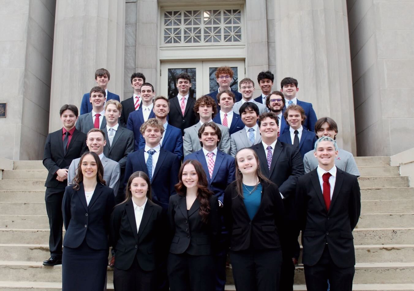 We’re so excited to welcome our newly initiated brothers!❤️💛 Congratulations Mu Chapter Fall ‘25 New Member Class!