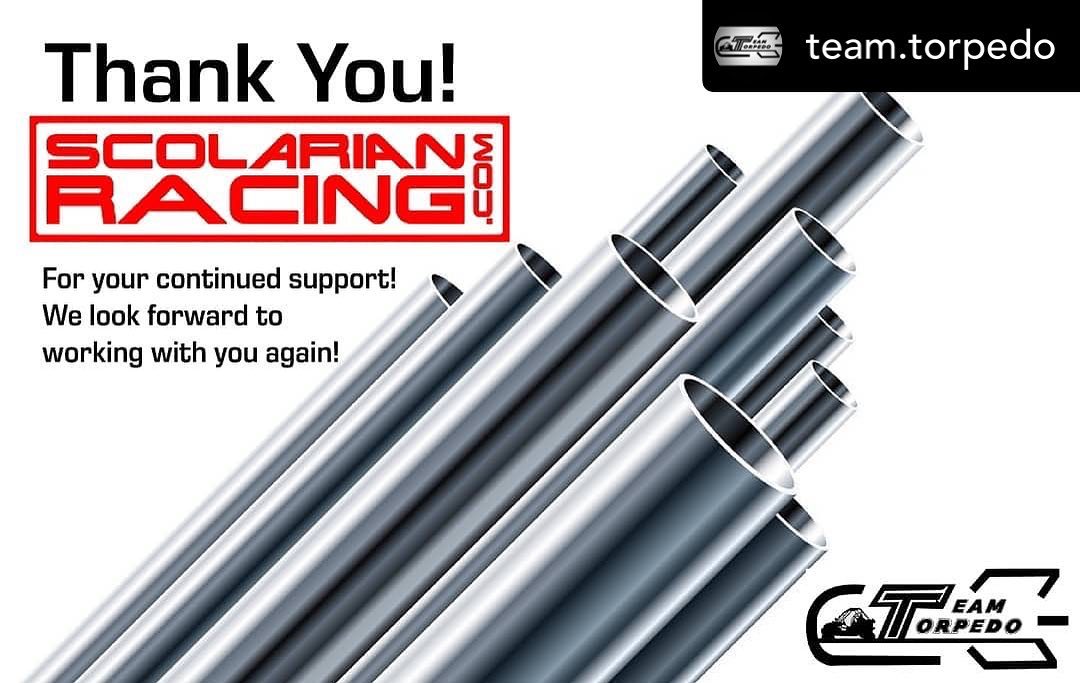 • @team.torpedo Gratitude is a currency that we can mint with ourselves, and spend without fear of bankruptcy. We heartfully thank @scolarianracing for supporting us by providing best quality AISI 4130 Chromoly steel tubes at sponsored costs.
#bajasaeindia #baja #endurostudentindia2020 #saeindia #carsofinstagram #societyofautomotiveengineers #scolarianracing #everymakerisawinner
