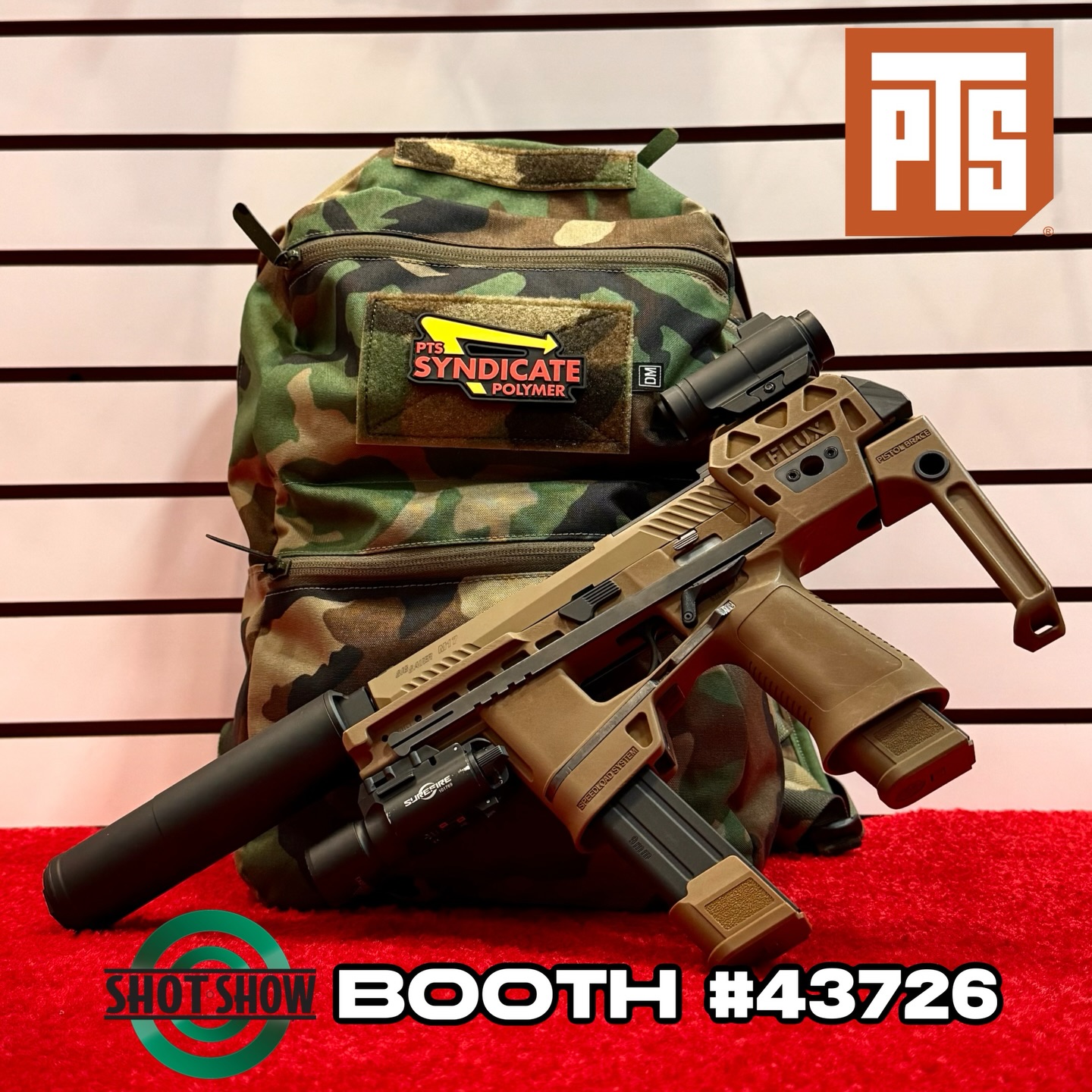 We are LIVE at @shotshow 2026 - come check us out at BOOTH #43726 (VE1) 🚨
We're showcasing brand new items for 2026 including the PTS RAIDER X chassis! 🔥