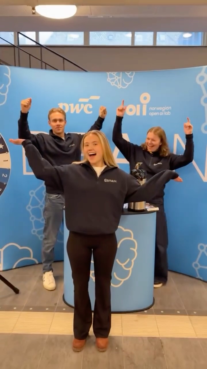 !!Søknadsfrist 21. Januar!!
BRAIN har opptak! Vil du bli en del av en gjeng som digger AI, med spennende utfordringer og et fantastisk sosialt miljø? Søk da vel!💙 Link til søknadsskjema ligger i bio🫶