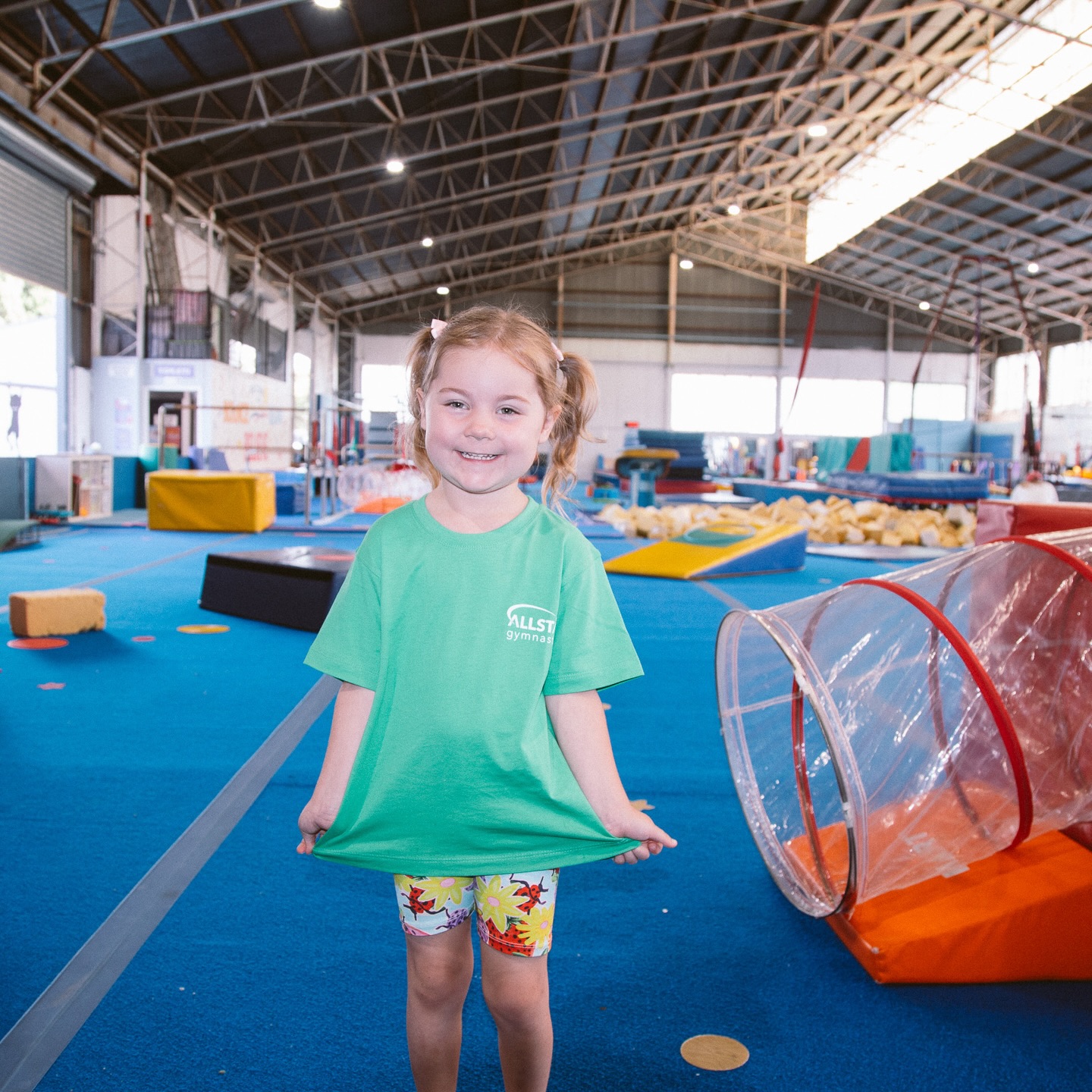 ✨TIME TO SHINE! ⭐️Check out our new 2026 Allstars shirts! 💚 #gymnastics #toowoomba #allstargymnastics