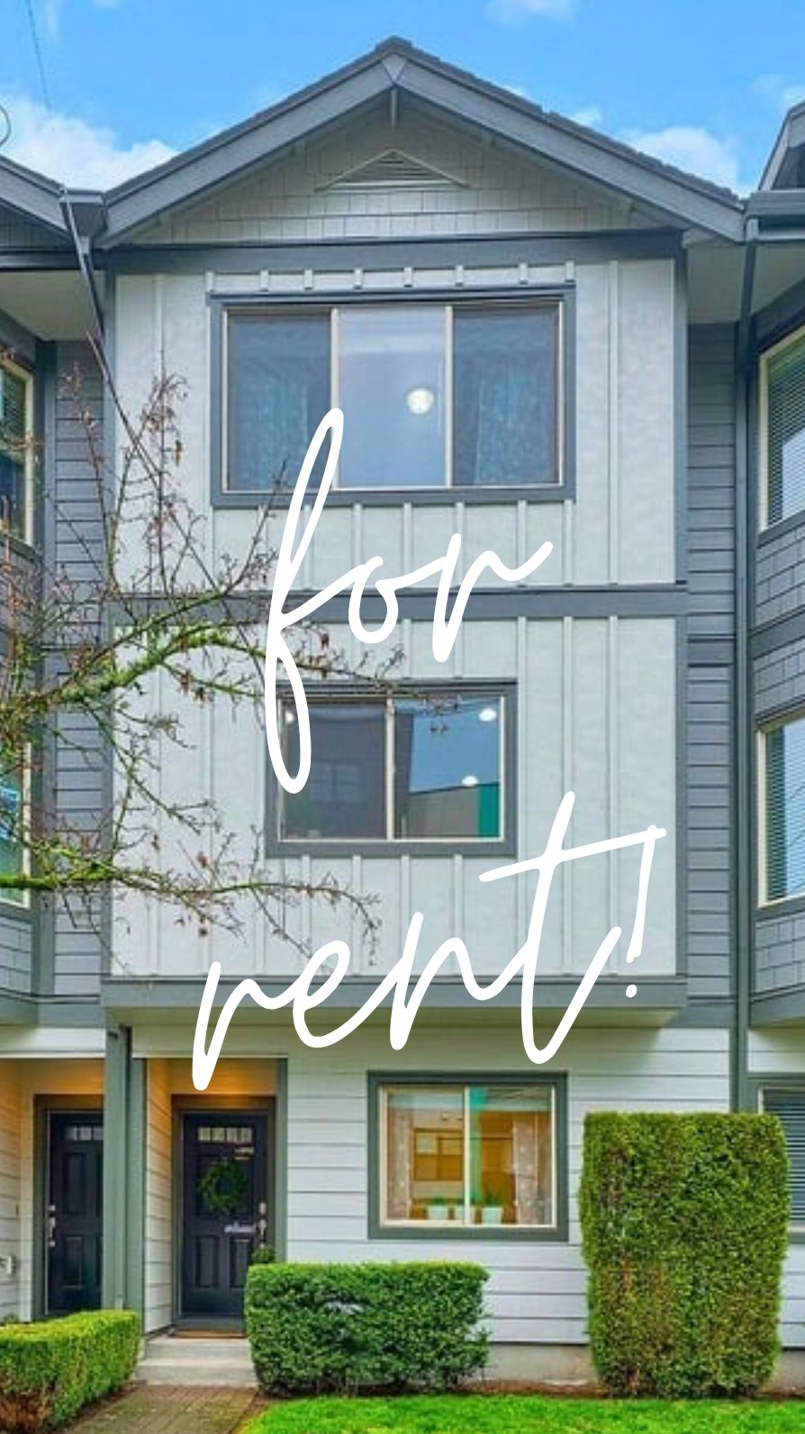 ✨ My Tigard Townhome is for Rent! ✨Available Feb 1 ✨Open Sunday 2-4
- Large Gourmet Kitchen: Black granite counters, white subway tile, SS appliances, gas range, pantry.
- Open Floor Plan: Durable wood laminate flooring, cozy gas fireplace.
- Upstairs: Dual suites, convenient top-floor laundry with new W/D with steam feature.
- Modern Comfort: New energy-efficient gas furnace, AC, and smart thermostat.
- Location, Location! Short walk to Washington Square Mall, dining, and groceries. Easy access to I-5 & Hwy 217.
- Extras: One-car garage w/ storage. HOA covers front yard/shrubs/water/sewer
3 bed 🛏️ | 2.5 bath + laundry 🛁 | 1 car garage 🚗 | 1,517 sqft 📐 | 2 balconies 🌳 | AC + Pet Friendly 🐶
📍8918 SW Elena Lane, Tigard, OR 97223
Monthly Rent: $2,550
Excellent Tigard community! DM for details! 🤗
.
.
.
#TigardHomes #TownhomeLiving #NewRental #WashingtonSquareMall #RealEstateOregon