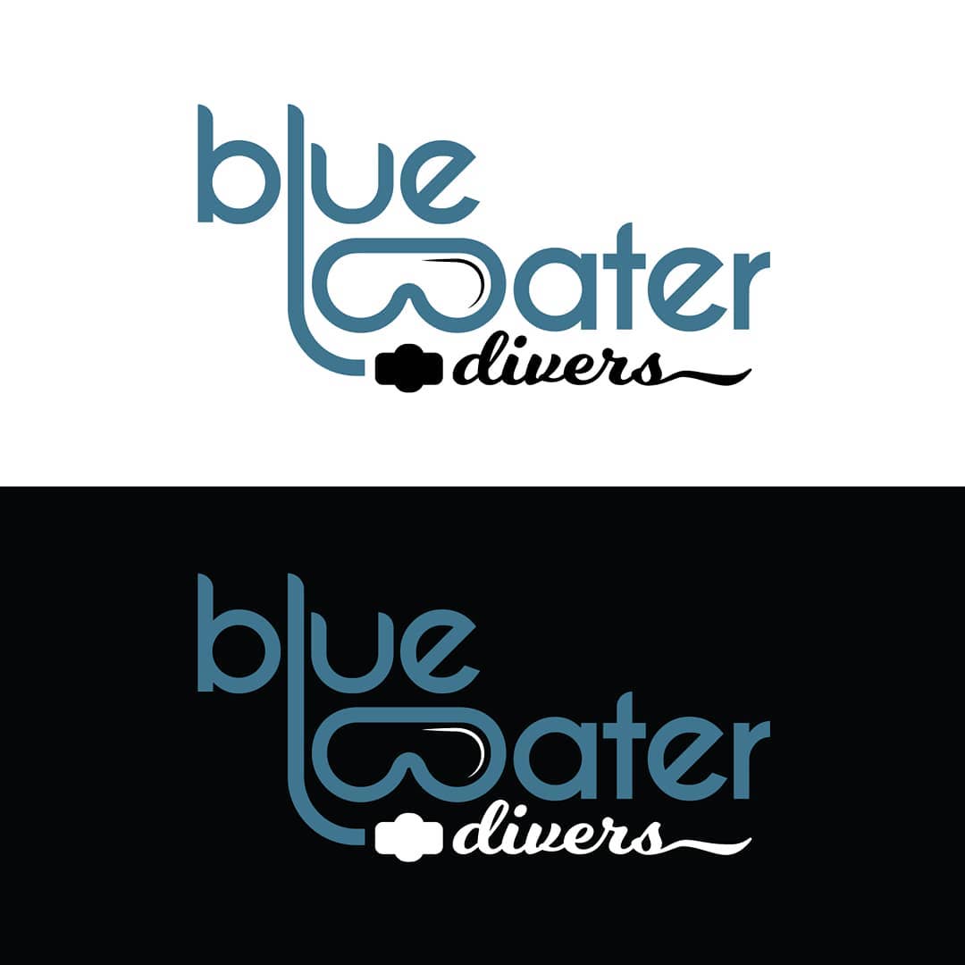 New company in #Brantford - they wanted something clever with a little bit of script. #logodesign #logo #scuba #diving #scubadiving #customfont