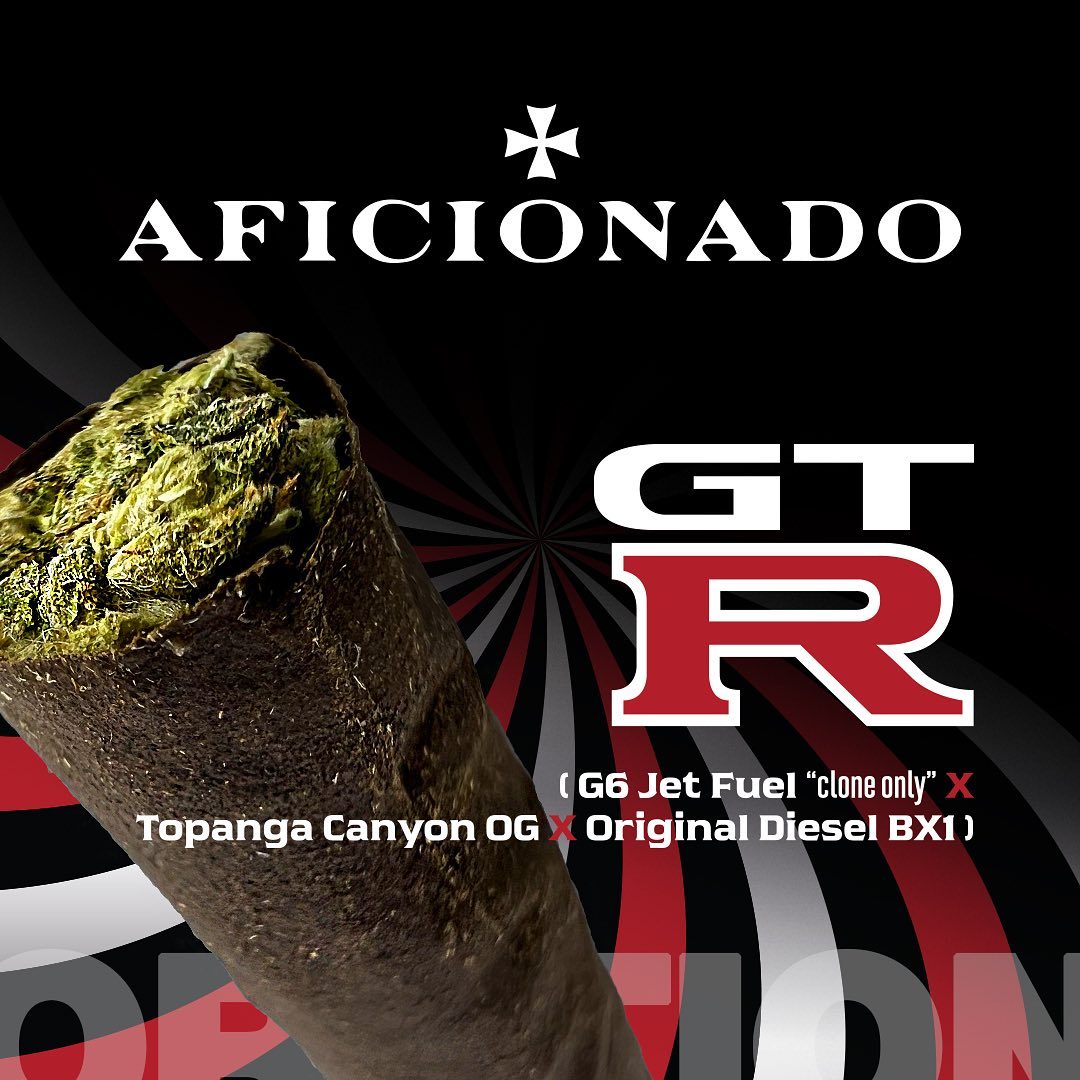 @fresh_strain verified genetics has teamed up with @leostonehumboldt and @aficionadoestates to drop the only GTR in METRC into a masterfully crafted phatty blunt with reusable glass tip. This genetic has a super unique terp and flavor profile that is not only memorable by its sweet, floral, and gassy taste, but also by its intense and balance body and mind effects. 🏁