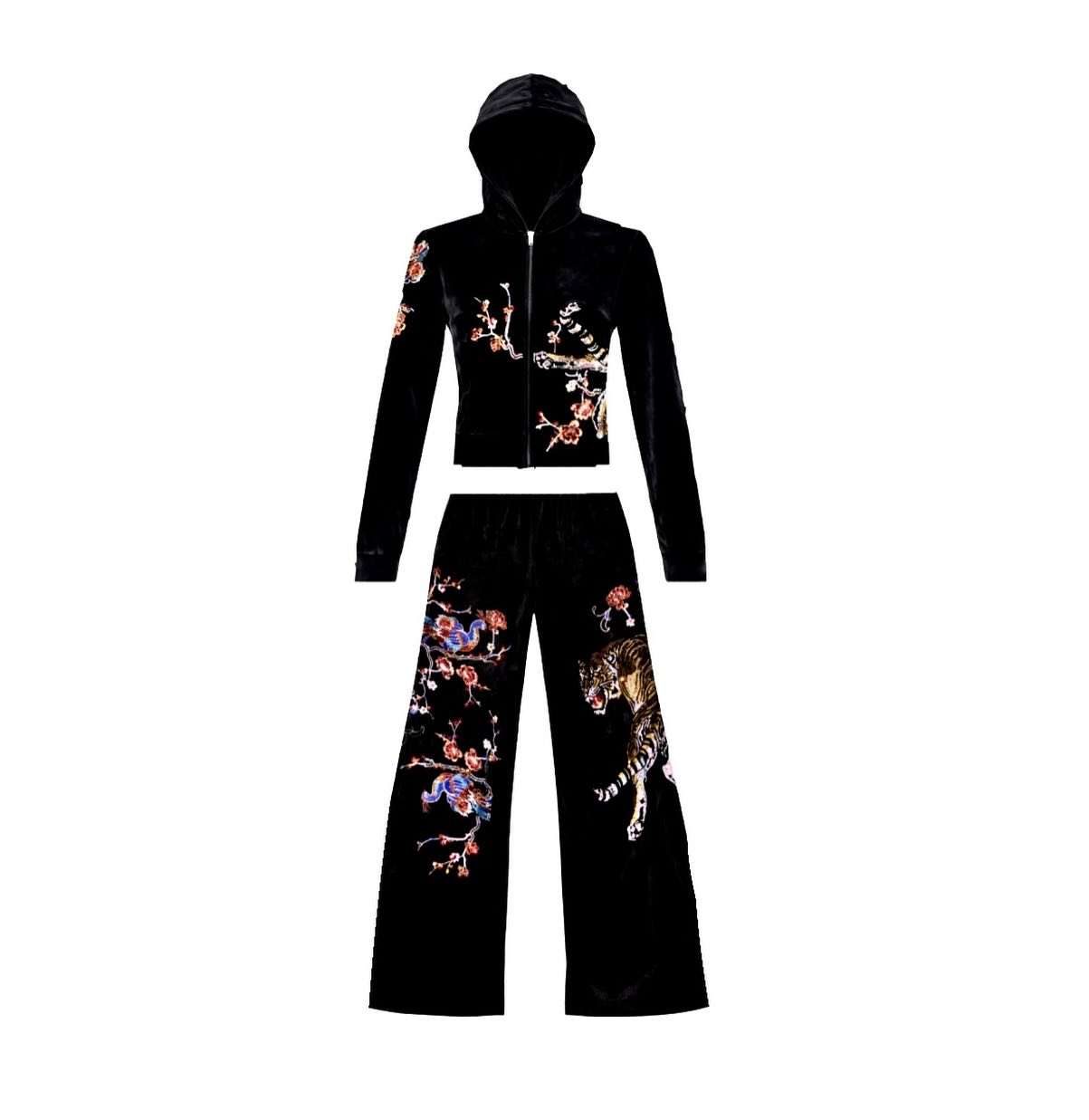 VALENTINE TRACKSUIT BLUE PRINT