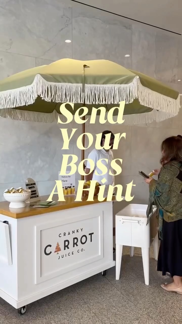 This weather calls for wellness shots 🥶
Our corporate activations brings immunity boosting shots straight to your office.
Send this to your boss to book a Wellness Bar experience for your team!
📧 info@crankycarrotjuice.co
#crankycarrotjuiceco #houstoncatering #houstoneats #healthycatering