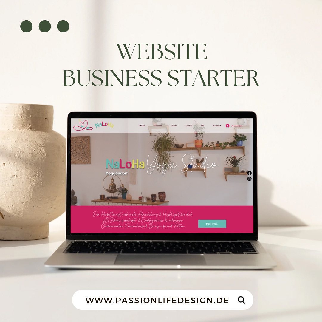 Ein weiteres tolles Projekt meiner lieben Kundin @jessi_killinger und ihrem wunderschönen Yoga Studio @nalohayoga in Niederbayern ❤️
Das Studio sowie die Website (Onepager) sind längst schon aus den Kinderschuhen herausgewachsen und bald wird es hier auch einige spannende Veränderungen geben ☺️
Du bist auch Yoga-, Pilates oder Fitness-Trainer:in und benötigst eine Website, die leicht anzupassen und zu pflegen ist, vor allem wenn sich deine Kurse oder Stunden mal ändern?
Dann schicke mir eine DM mit dem Wort „Fitness“ und du erhältst alle Infos von mir für deine professionelle Fitness-Website!
Ich freu mich auf dich! 🤩
#webdesign #webdesignerin #wixwebsite #wixwebsitedesign #website #websitedesign #selbständigkeit #webdesignwomen #yoga #pilates