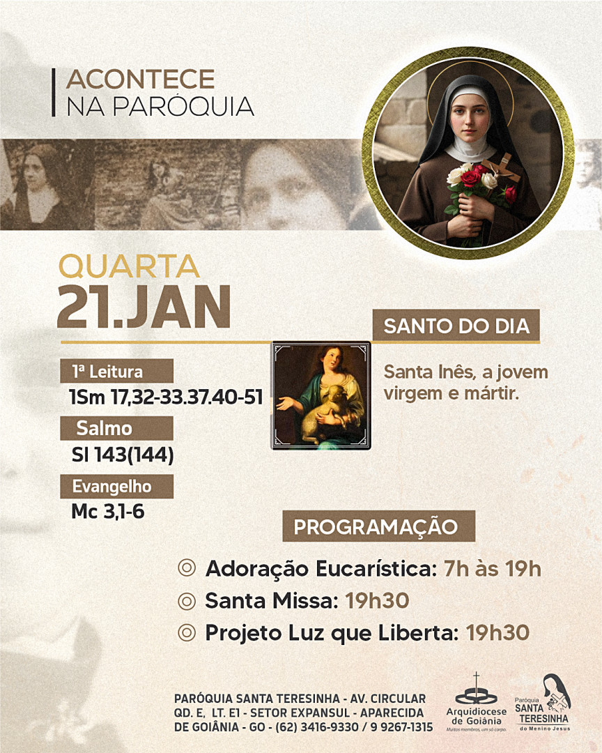 Programação dia- 21/01