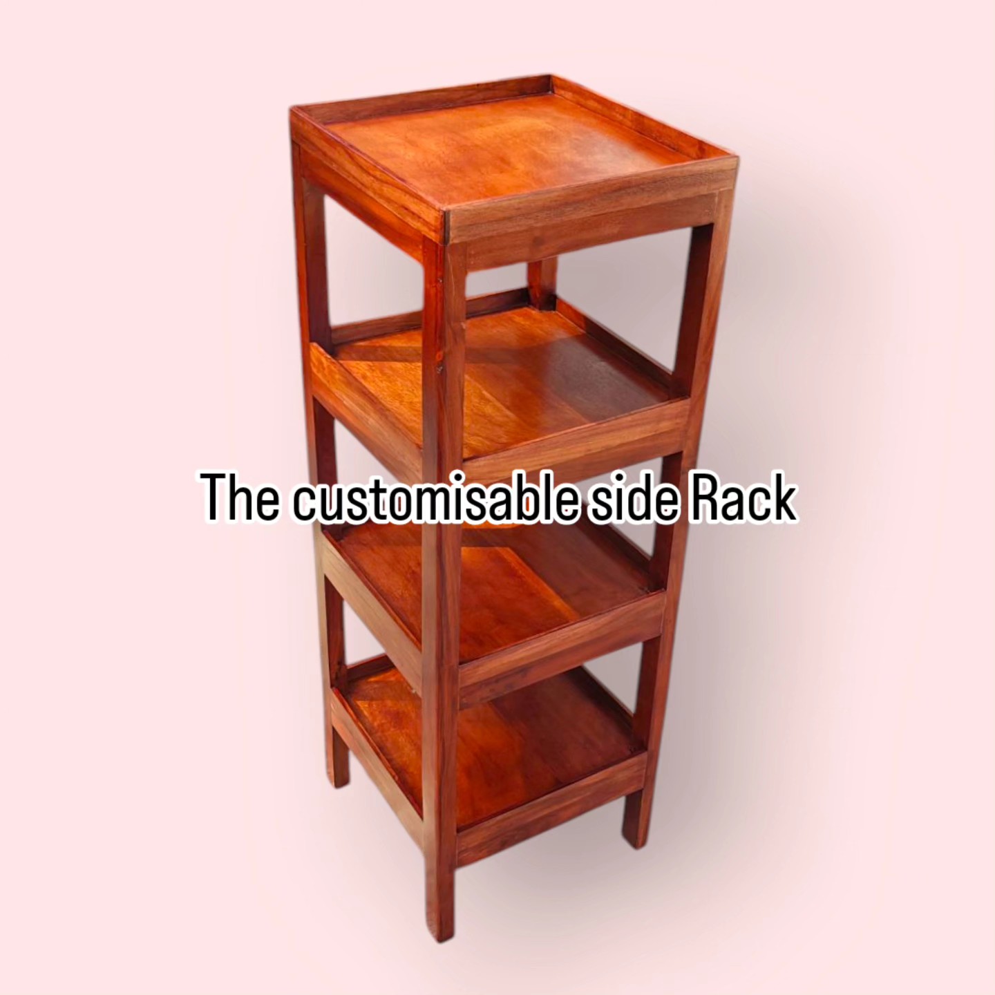 Our handcrafted side rack, made from premium jackwood, is a perfect blend of elegance and utility.
Fully customizable to fit your style — whether it's for your living room, bedroom, or cozy reading nook.
Material: Solid Jackwood
Finish: Natural Polish | Custom options available
Design: 4-tier open shelving
Usage: Side rack | Plant stand | Display shelf
DM to customize yours!
#houseofannaf #CustomFurnitureIndia #JackwoodDesign #WoodworkLove #HomeDecorIndia #MinimalLiving #LuxuryHomesIndia #HandcraftedWithLove