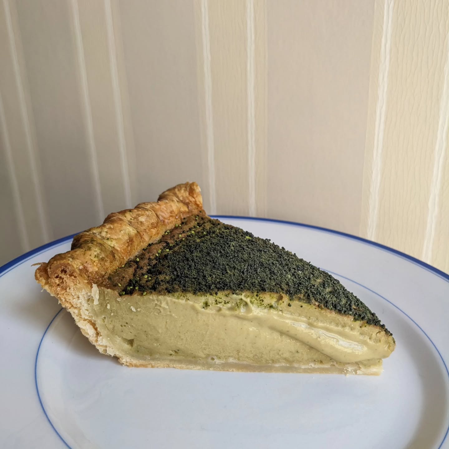Matcha cream pie
#nothingfancystyle #北比良 #americanpie #americansweets #滋賀県