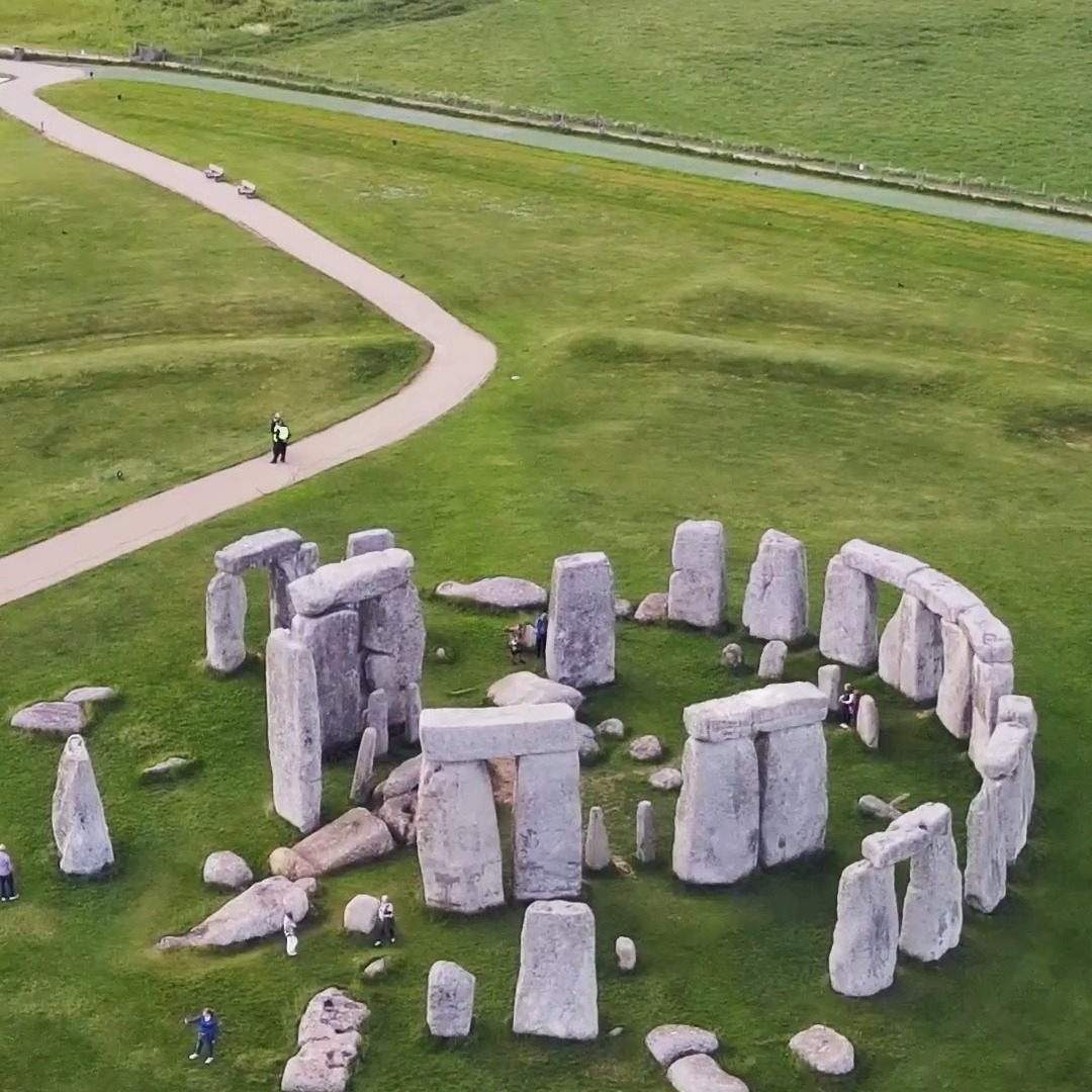 That time @stonehenge was pretty awesome especially when @sage._.andrews and I flew overhead like in this realistic reel…