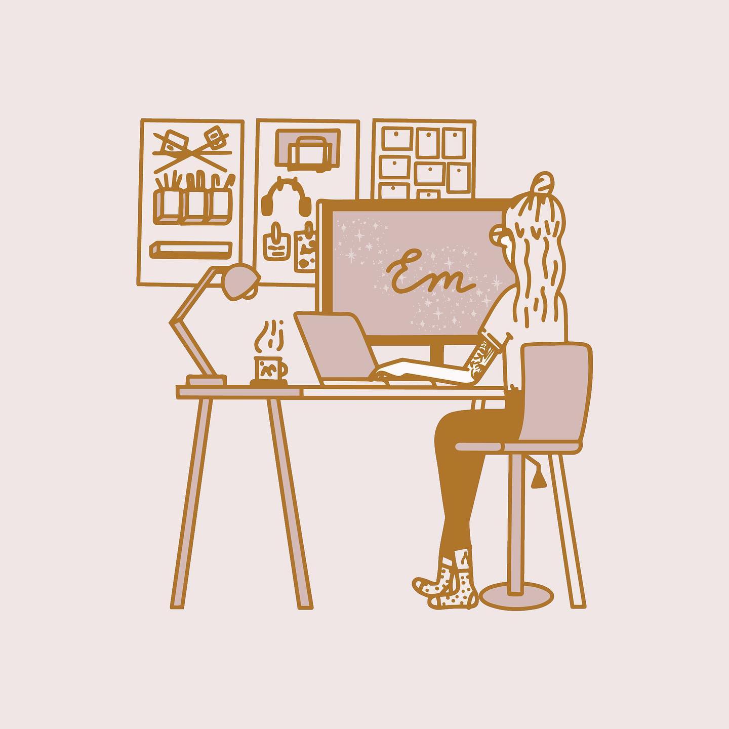 Me in my ~natural habitat~
.
.
Personal brand is coming along slowly but surely - can’t wait to share more soon! Here’s hoping I don’t change my mind and start from scratch like I’ve done many many times before 🥴