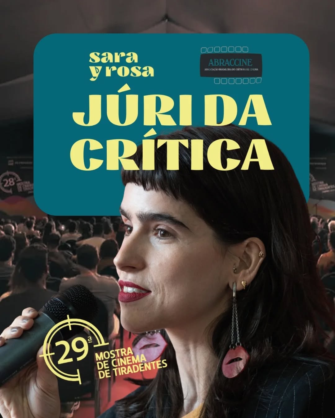 Hoje começa a 29° Mostra de Cinema de Tiradentes e, neste ano, a plataforma Sara y Rosa, a convite da Associação Braileira de Críticos de Cinema (@abraccine ), integra o Júri da Crítica. Ficamos honradas com o reconhecimento pelo nosso trabalho🌹
A nossa coordenadora editorial, Juliana Gusman (@juliana.gusman), estará presente no evento que marca o início do calendário do audiovisual brasileiro, um dos mais importantes do país. 🔥
O Júri da Crítica premia a Mostra Autorias, que apresenta longas contemporâneos que ampliam e complexificam noções de autoria no cinema. 🎬
Ao longo da próxima semana, iremos compartilhar essa experiência com nossas leitoras e leitores. Vamos juntas!
#eufaçoamostra #mostradecinemadetiradentes
#universoprodução
@universoproducao