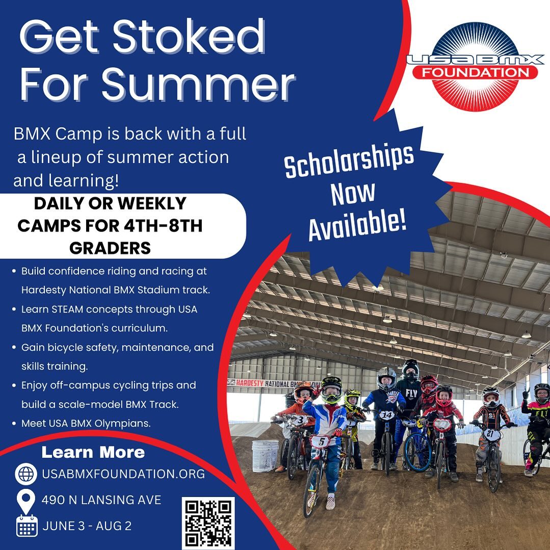Summer fun! Register on our website at usabmxfoundation.org @usabmxhq. @mongoosebikes #bmx #rideallsummer