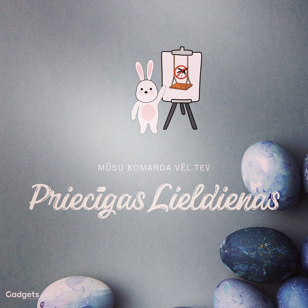 Priecīgas Lieldienas! Un atceramies kārtīgi izšūpoties 🐰🥚🐤