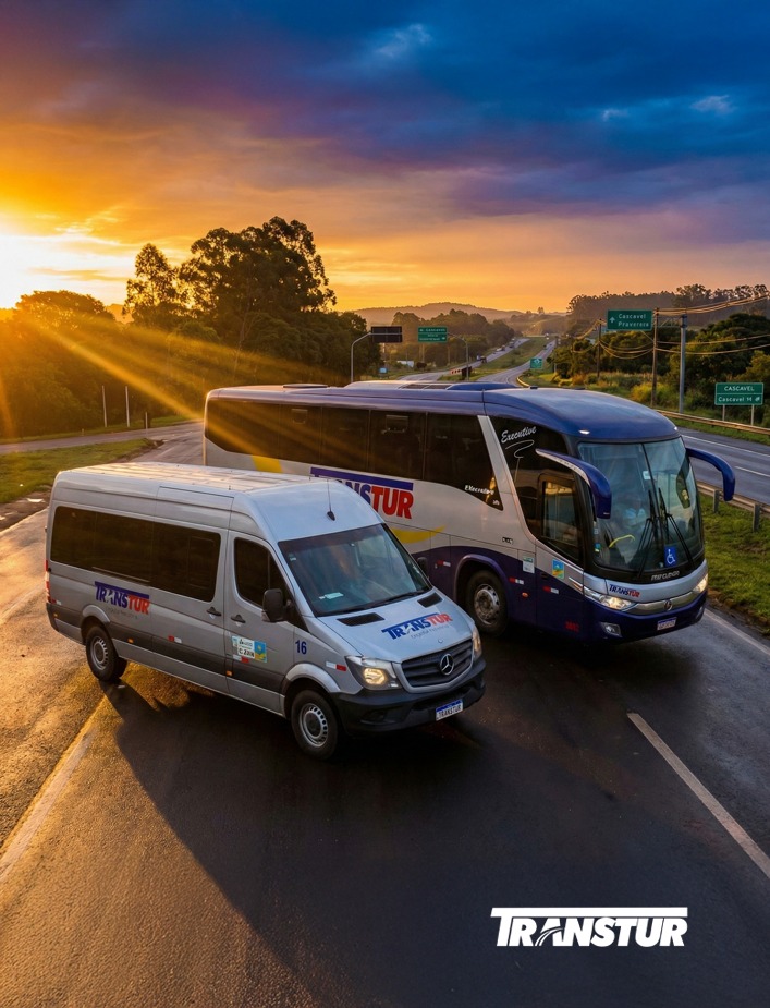 Na estrada, cada quilômetro é sinônimo de conforto, segurança e confiança.
Com a Transtur Turismo, sua viagem começa no embarque e se transforma em uma experiência inesquecível.
Seja para turismo, excursões ou viagens especiais, seguimos sempre no caminho certo: o da excelência no atendimento.
📍 Seu destino começa aqui.
🚌 Transtur Turismo — viajando com você.
#transturturismo #viajarcomconforto #turismoseguro #naestrada #viagemperfeita